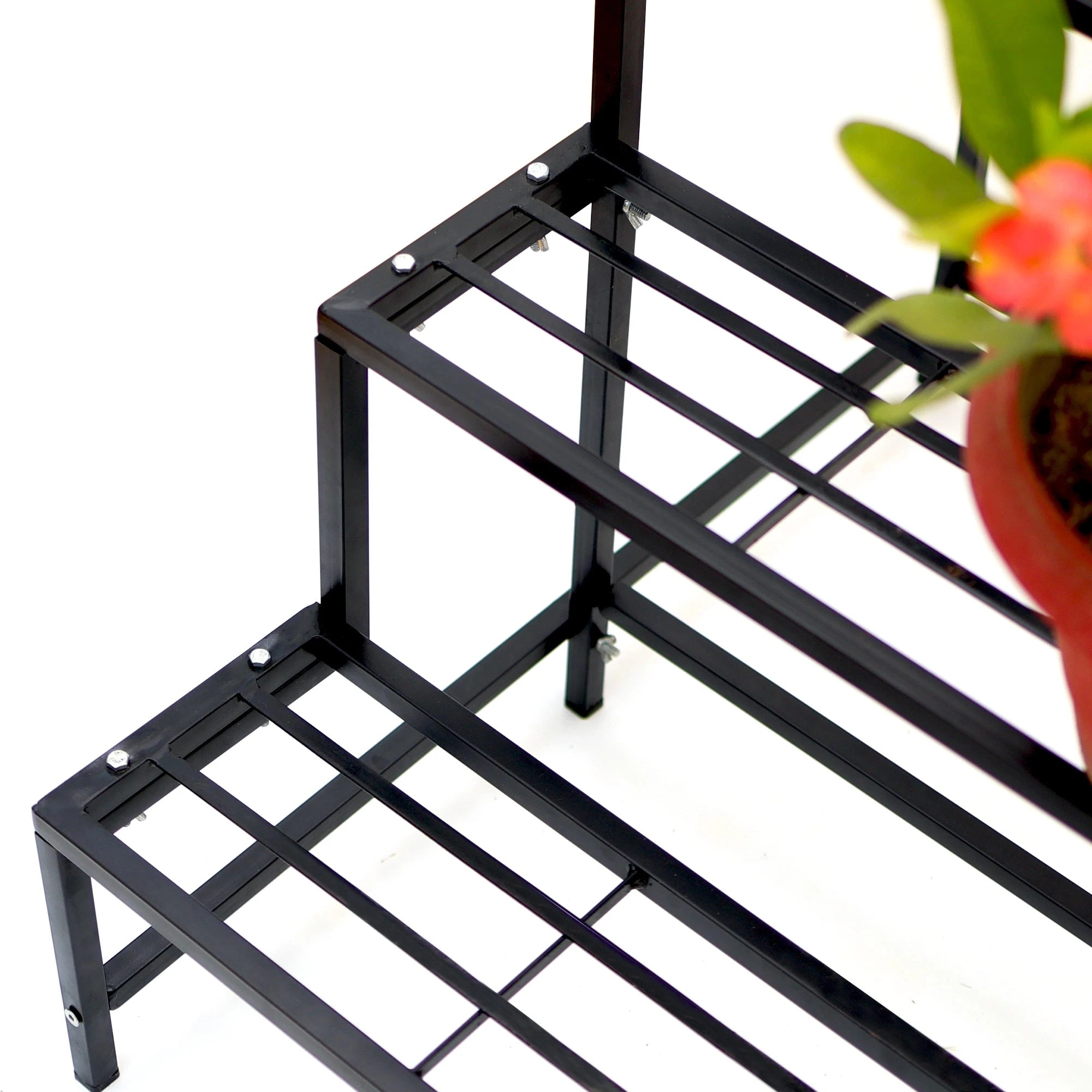 Urban Plant Heavy Duty 4-Step Planter Pot Stand Metal Stand Urban Plant