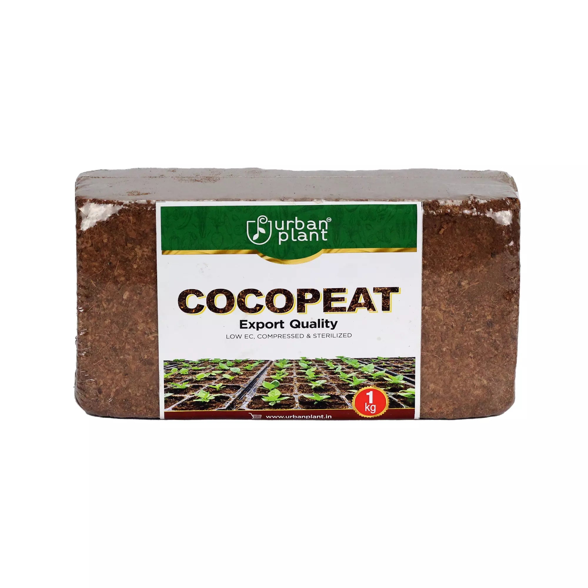 Cocopeat Brick 1 kg Potting Mix Urban Plant 1 