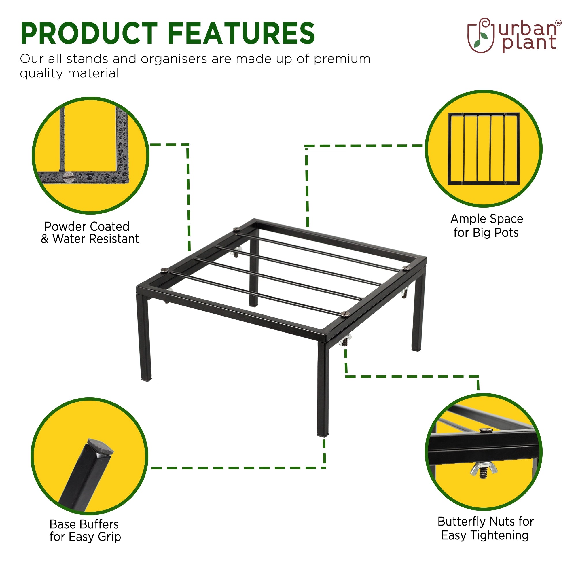 Urban Plant Primo Stand for Pot Suitable for Indoor & Outdoor Urban Plant
