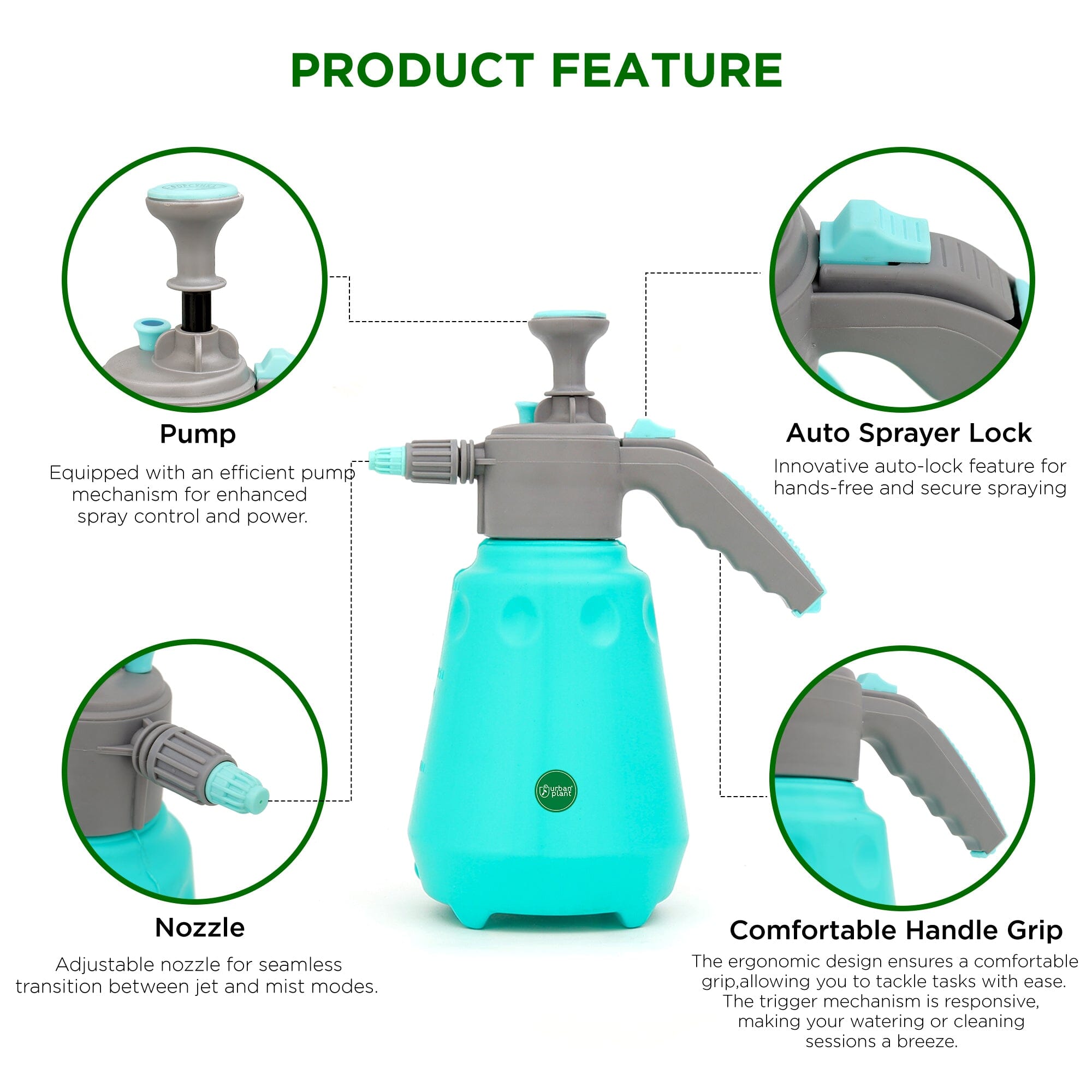 Urban Plant Aquamist Pressure Sprayer Pressure Sprayer Urban Plant