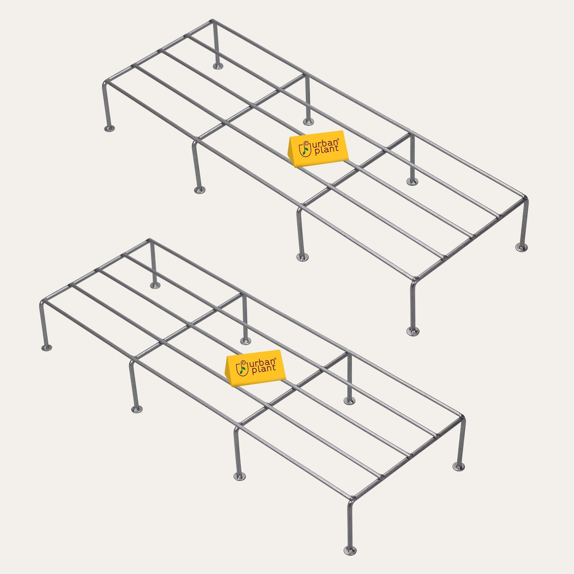 Urban Plant Vistara Plant Stands Urban Plant Silver Pack of 2