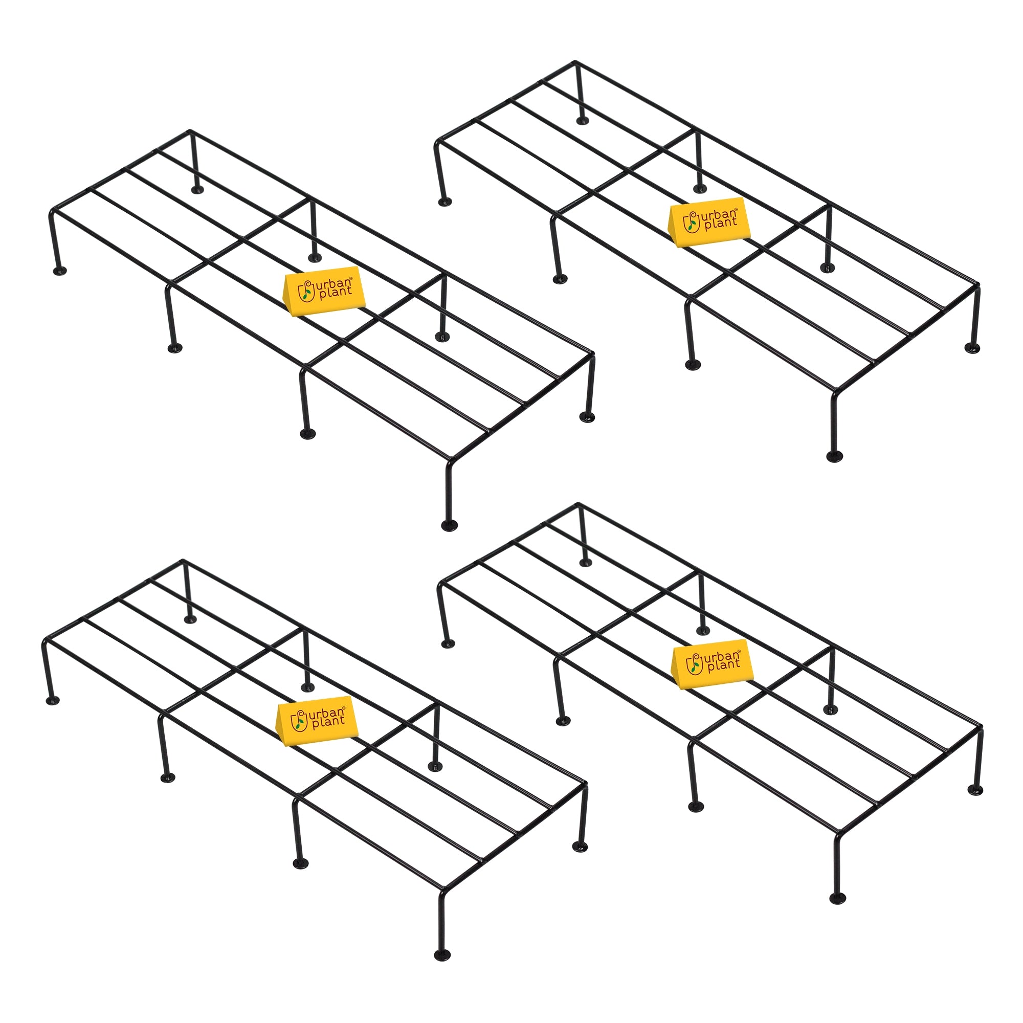 Urban Plant Vistara Plant Stands Urban Plant Black Pack of 4