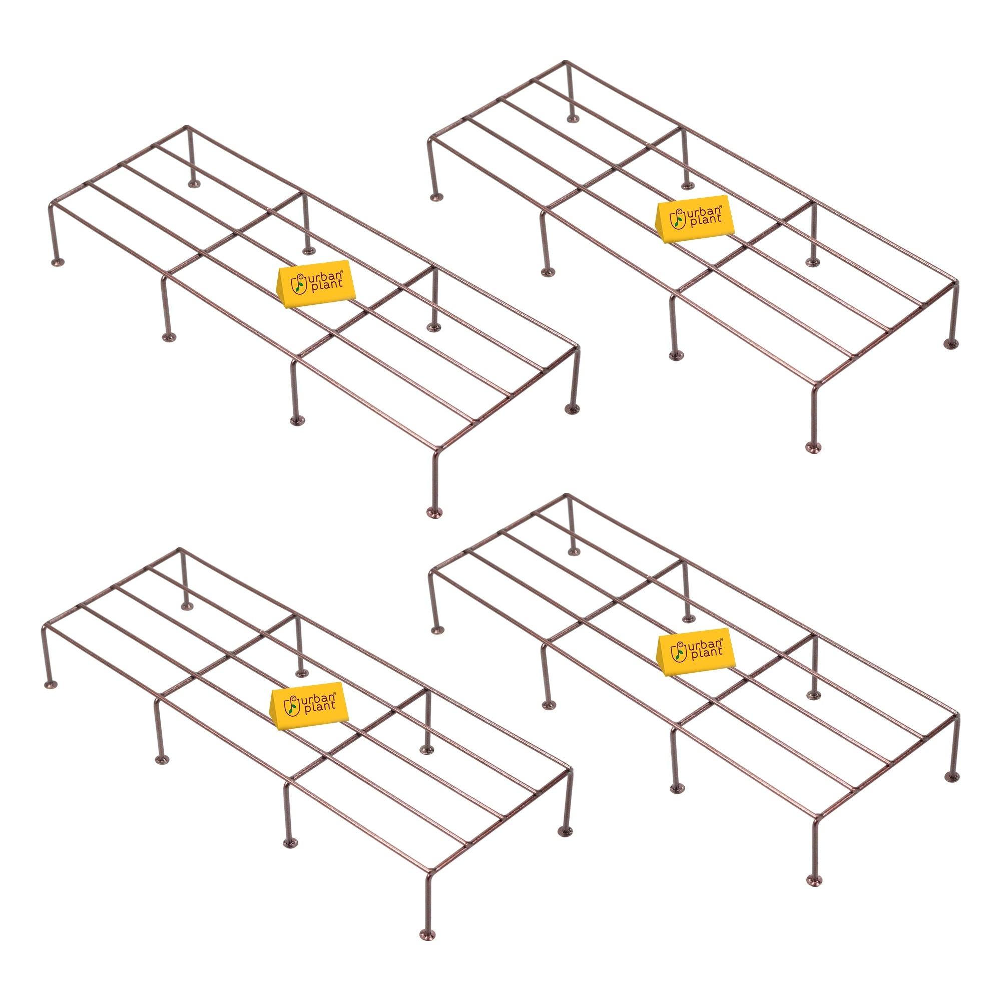 Urban Plant Vistara Plant Stands Urban Plant Brown Pack of 4