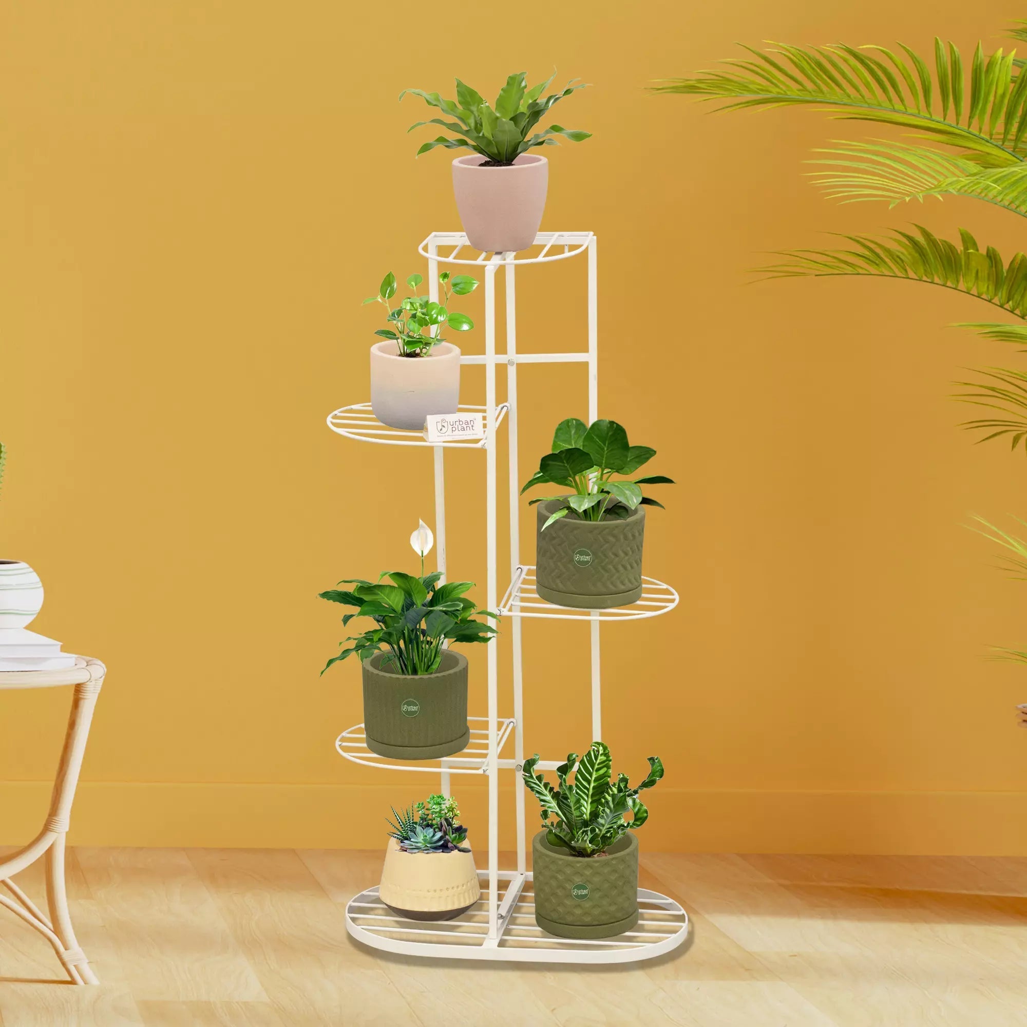 Urban Plant Vertical 6 Tier Stand Urban Plant White 