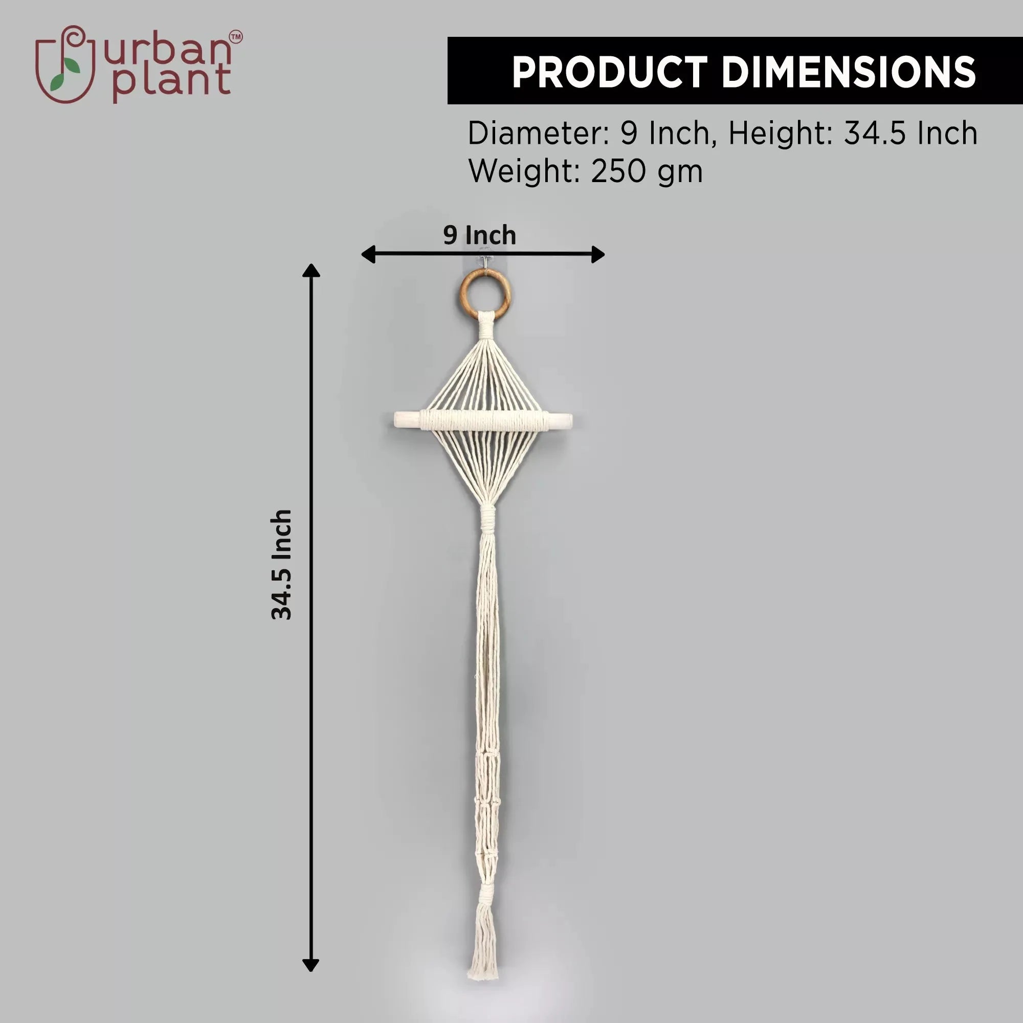 Twisted Tassel Macrame Plant Hanger Hanging Planter Urban Plant