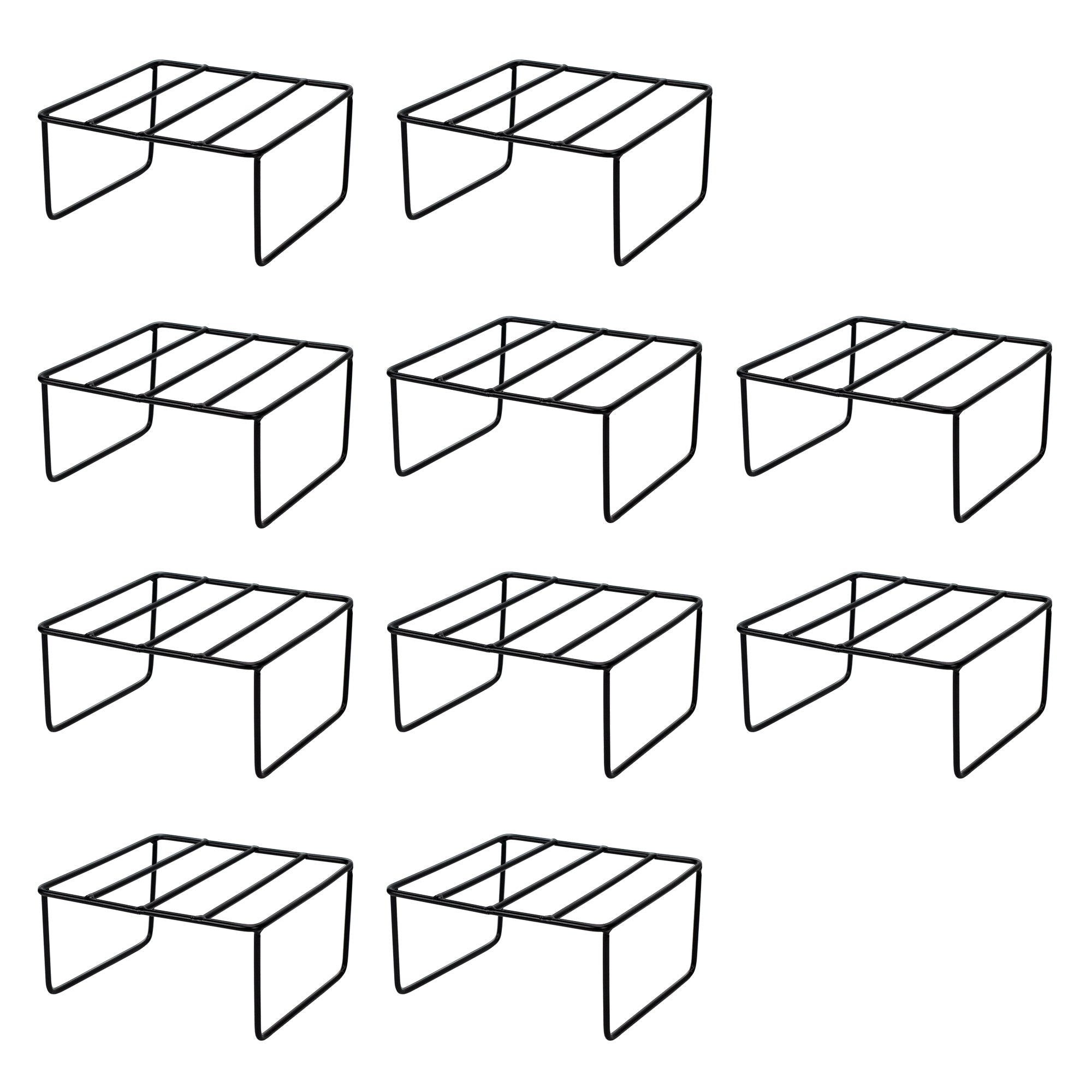 Urban Plant Durable Easy Pot Stand Square | Garden Accessories | Planter Stand for Balcony - 1174 Metal Stand Urban Plant Set of 10