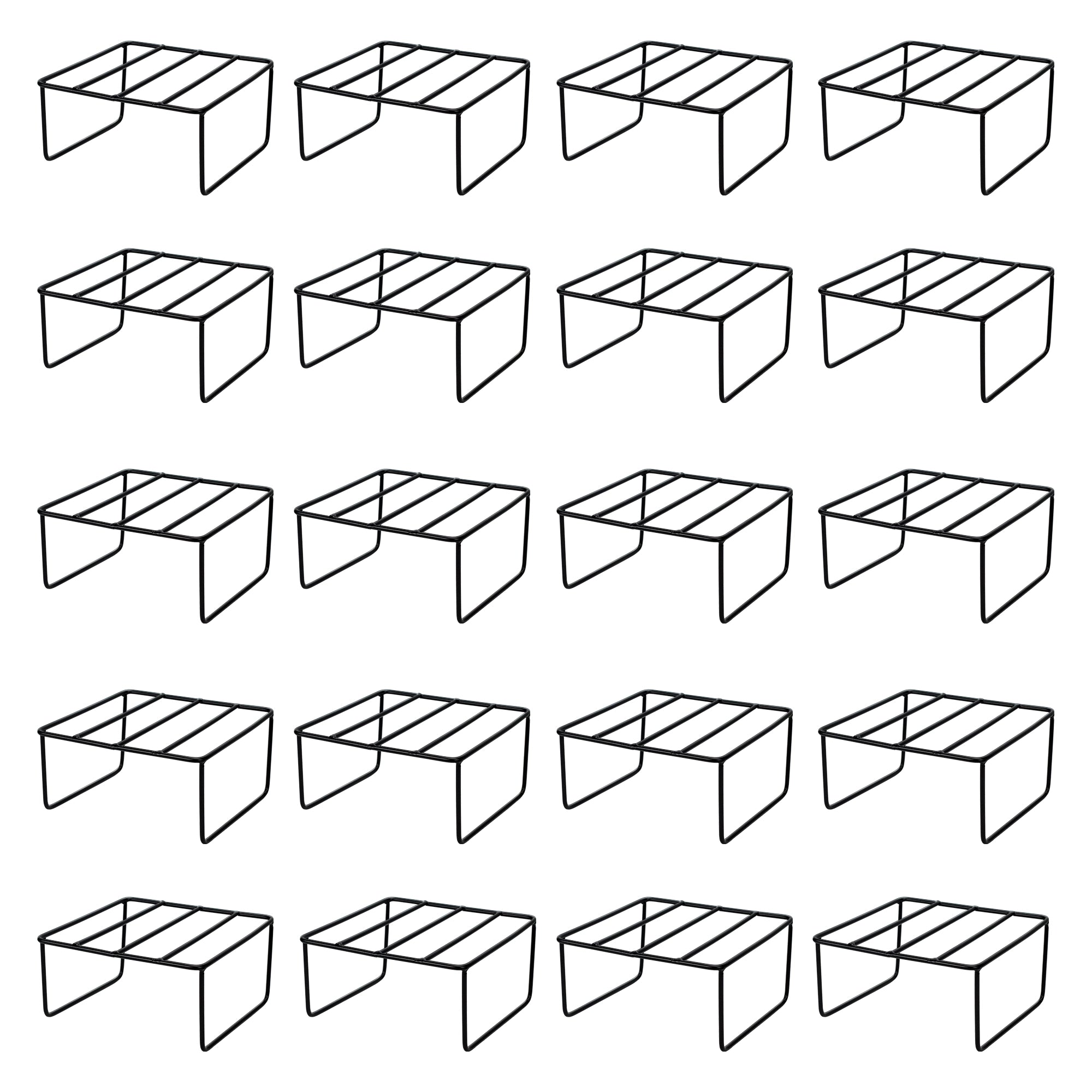 Urban Plant Durable Easy Pot Stand Square | Garden Accessories | Planter Stand for Balcony - 1174 Metal Stand Urban Plant Set of 20