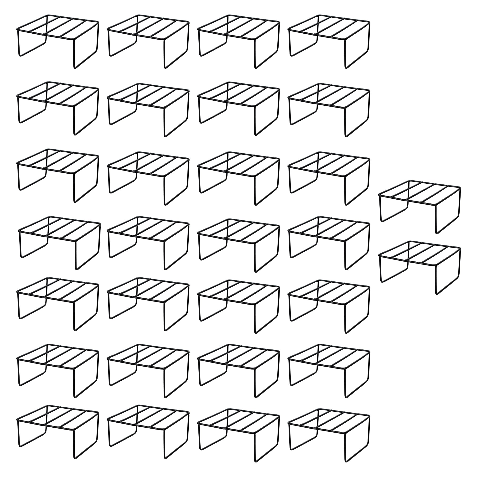 Urban Plant Durable Easy Pot Stand Square | Garden Accessories | Planter Stand for Balcony - 1174 Metal Stand Urban Plant Set of 30