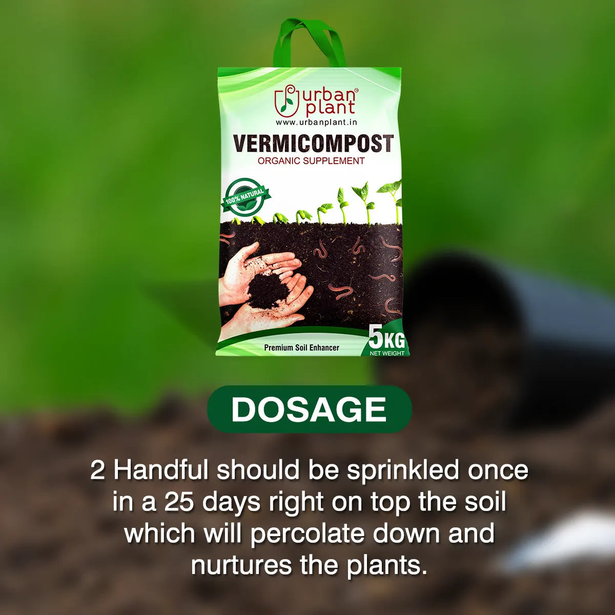 Pure Vermicompost Urban Plant