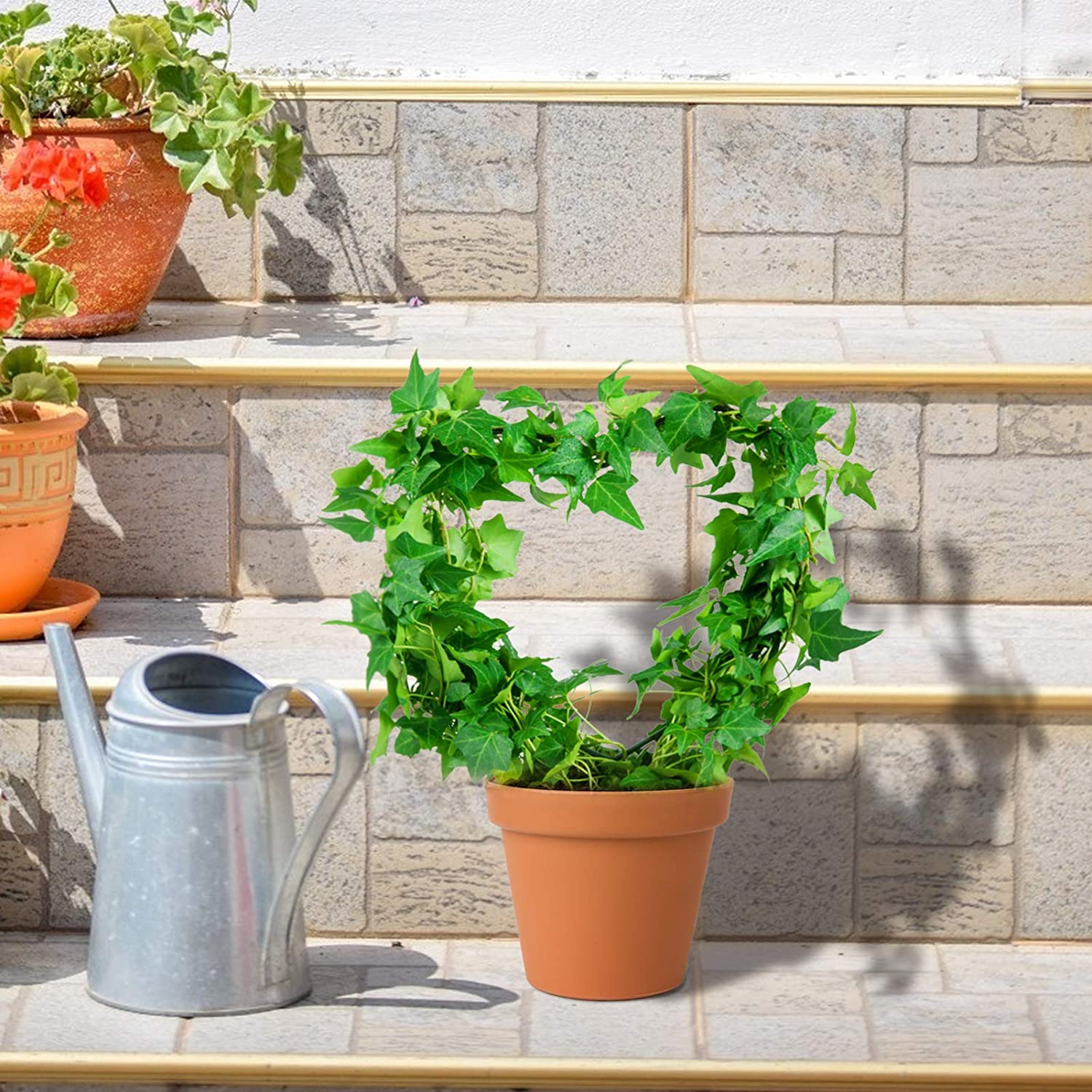 Urban Plant Heart Shaped Trellis for Plant Protection and Decoration (Set of 2) Gardening Tools Urban Plant