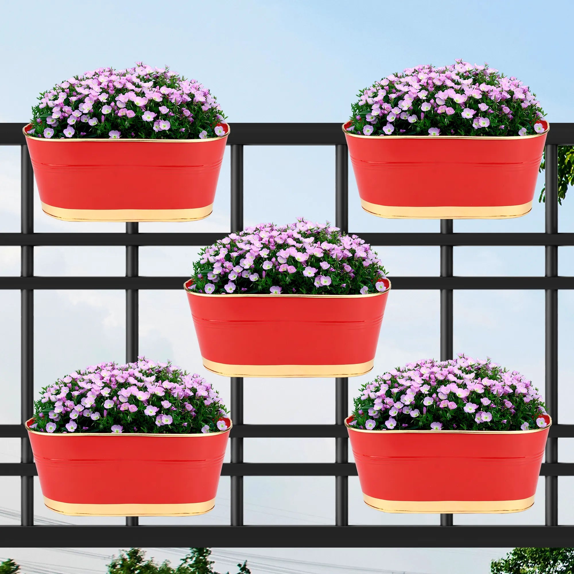 Urban Plant Zephyr Balcony & Railing Planters Urban Plant