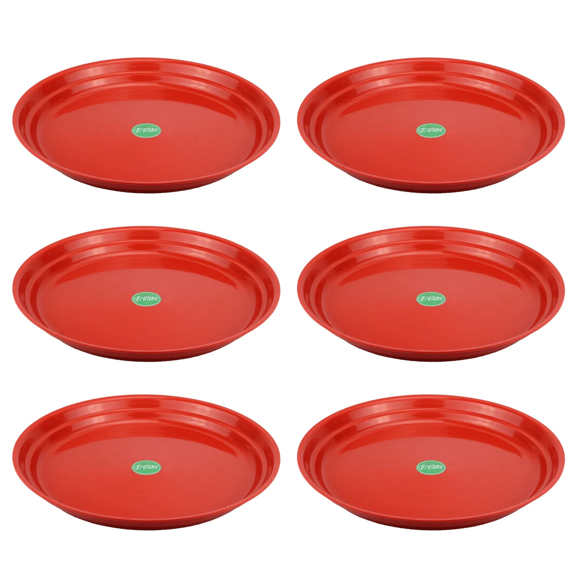 Urban Plant Round Bottom Tray (Plate/Saucer) for All Type of Pots Urban Plant 12 Inch Set of 6 