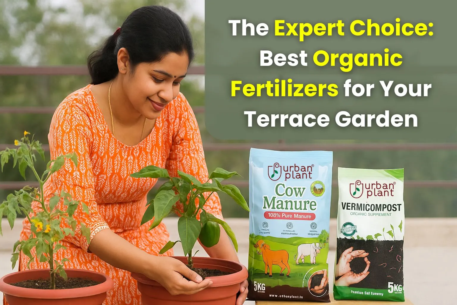 The Secret to Lush Balcony Plants: Best Fertilizers for Terrace Gardening in India