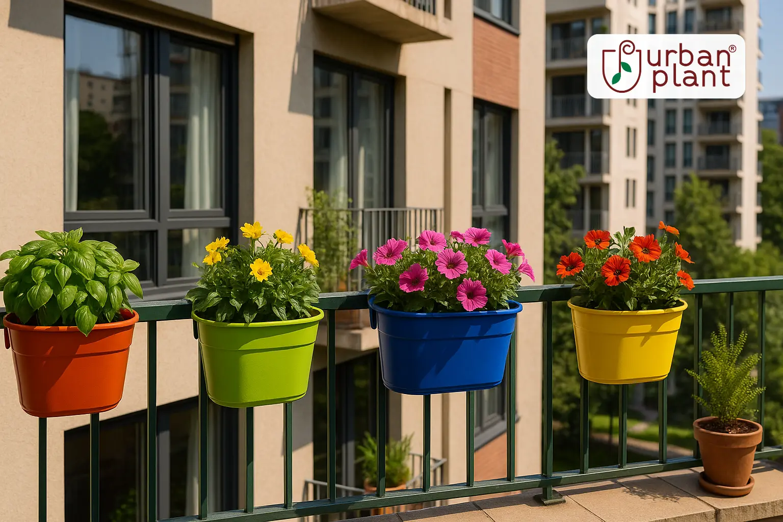 Best Balcony Railing Planters in India – Urban Plant Buying Guide