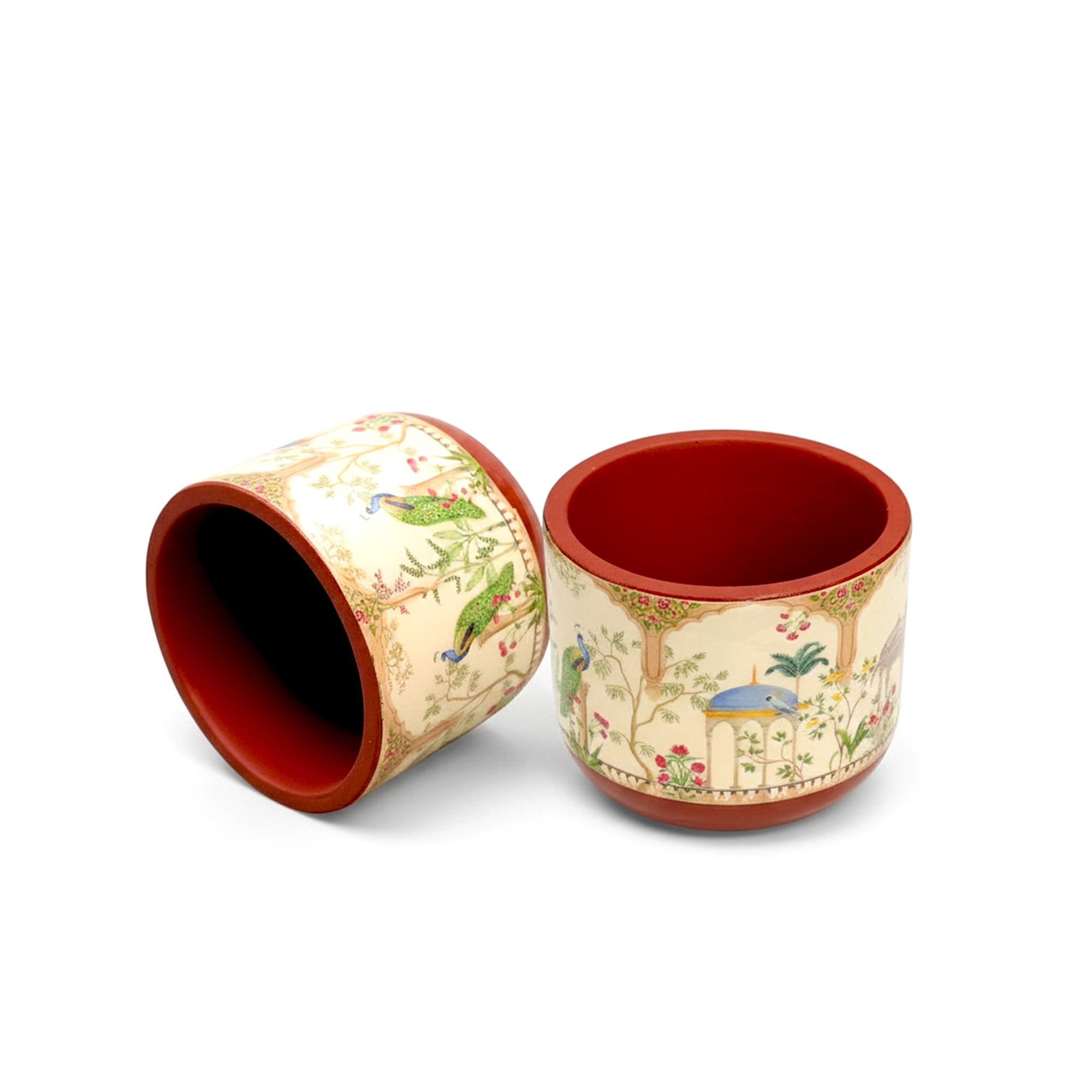 RANG terracotta planter with Badshahi Beige color for indoor plants product full