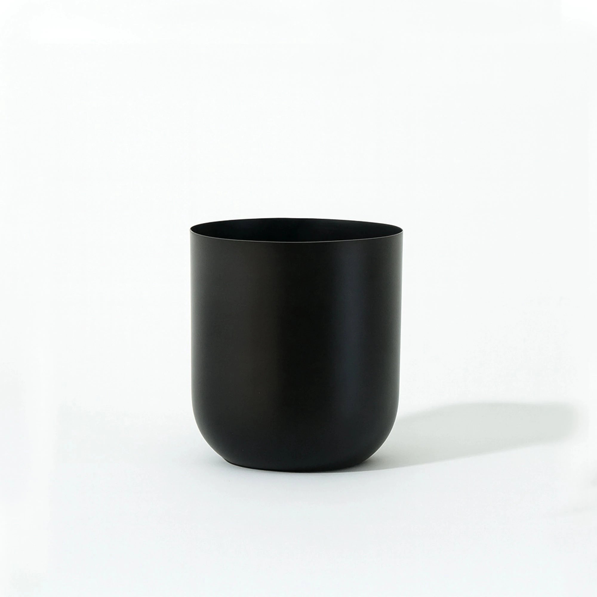Metallic Miniature Planter (Black - Pack of 1) Metal Planter Urban Plant 