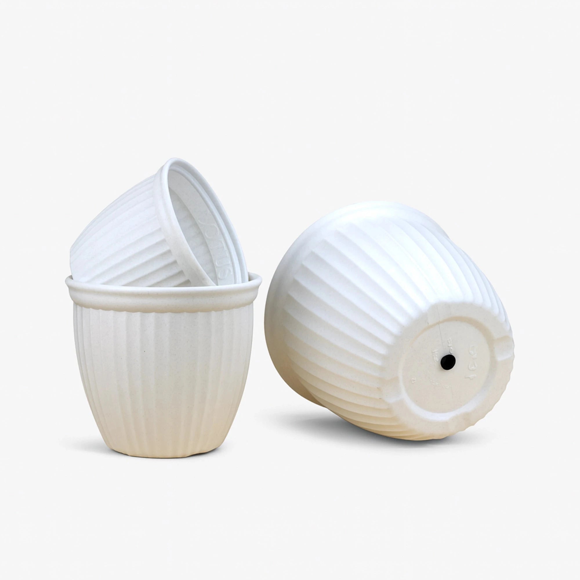Lotus Planters - (Set of 3) Plastic Pot Urban Plant 