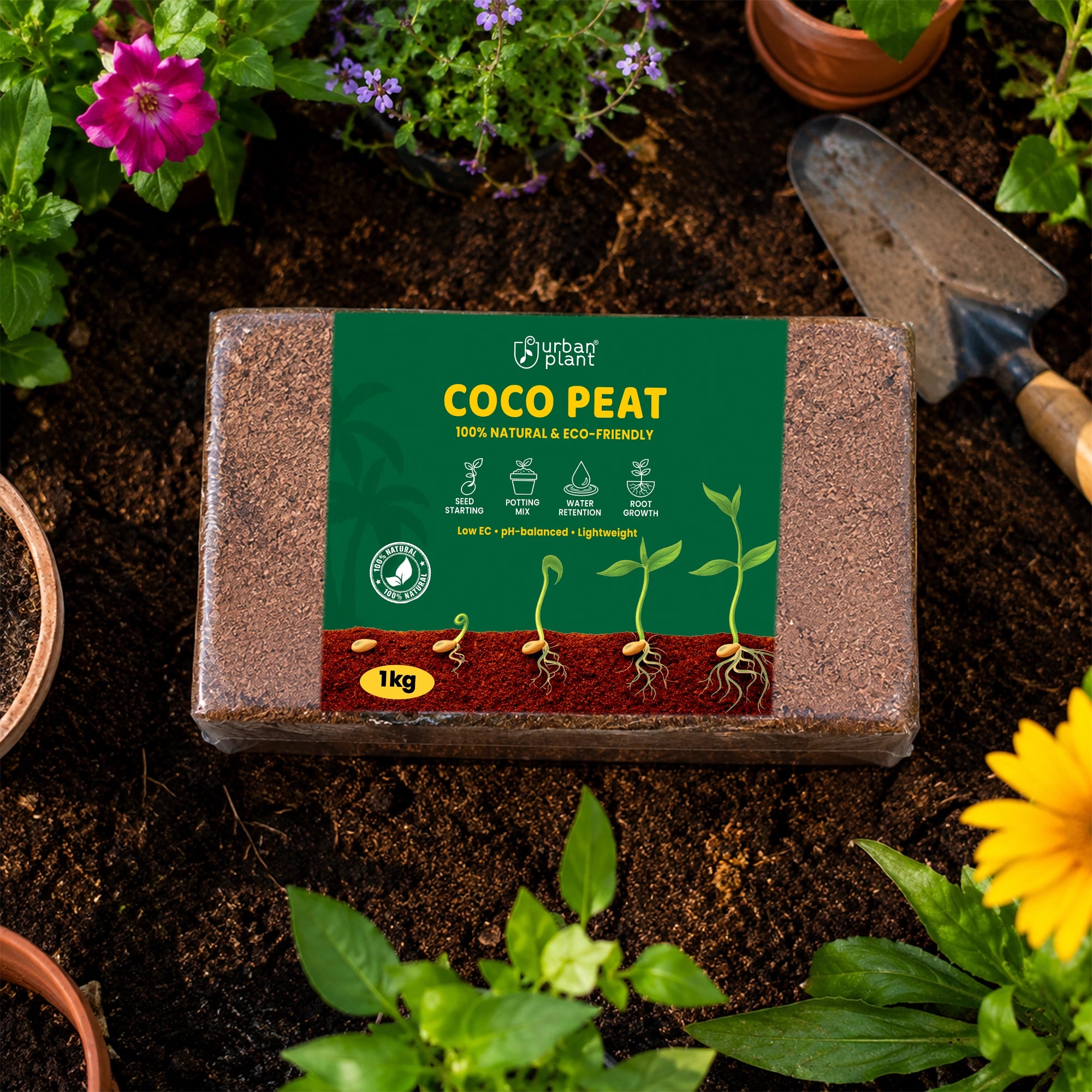 Urban Plant Cocopeat Brick - 1 kg