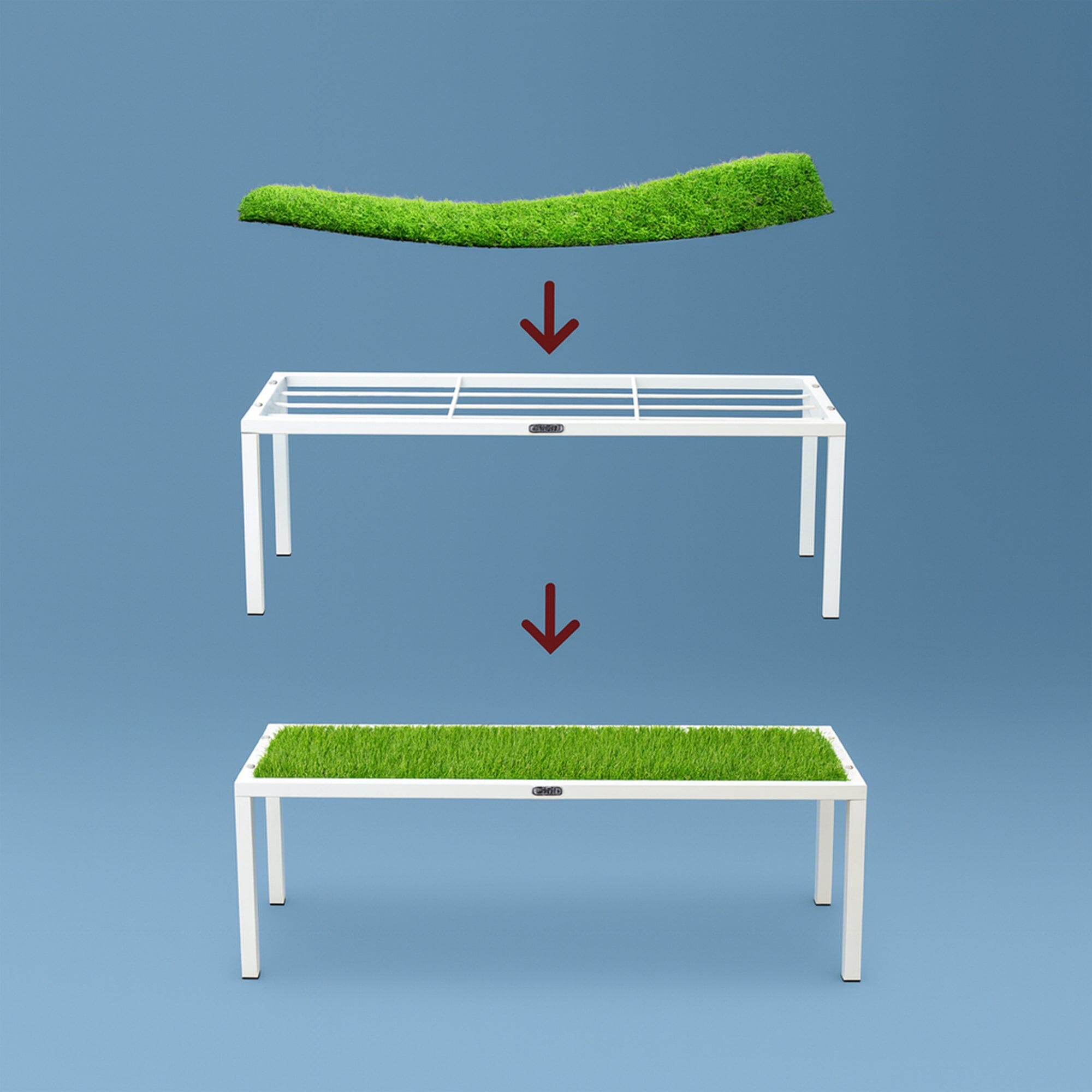Artificial Grass Mat for Apollo Plant Stand – Pre-Cut Replacement Mat Urban Plant 
