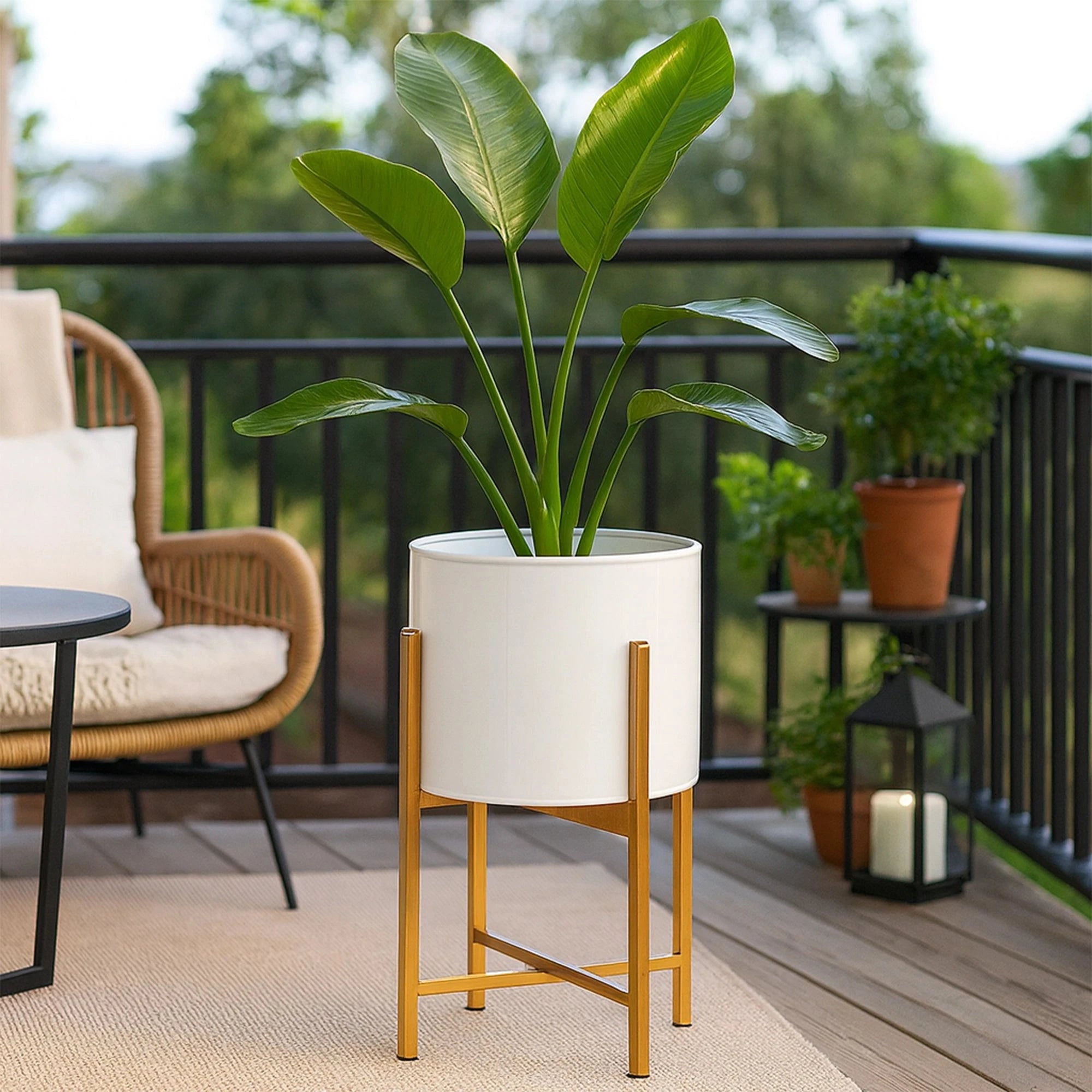 Scandinavian Home Decor Planter Metal Planter Urban Plant 