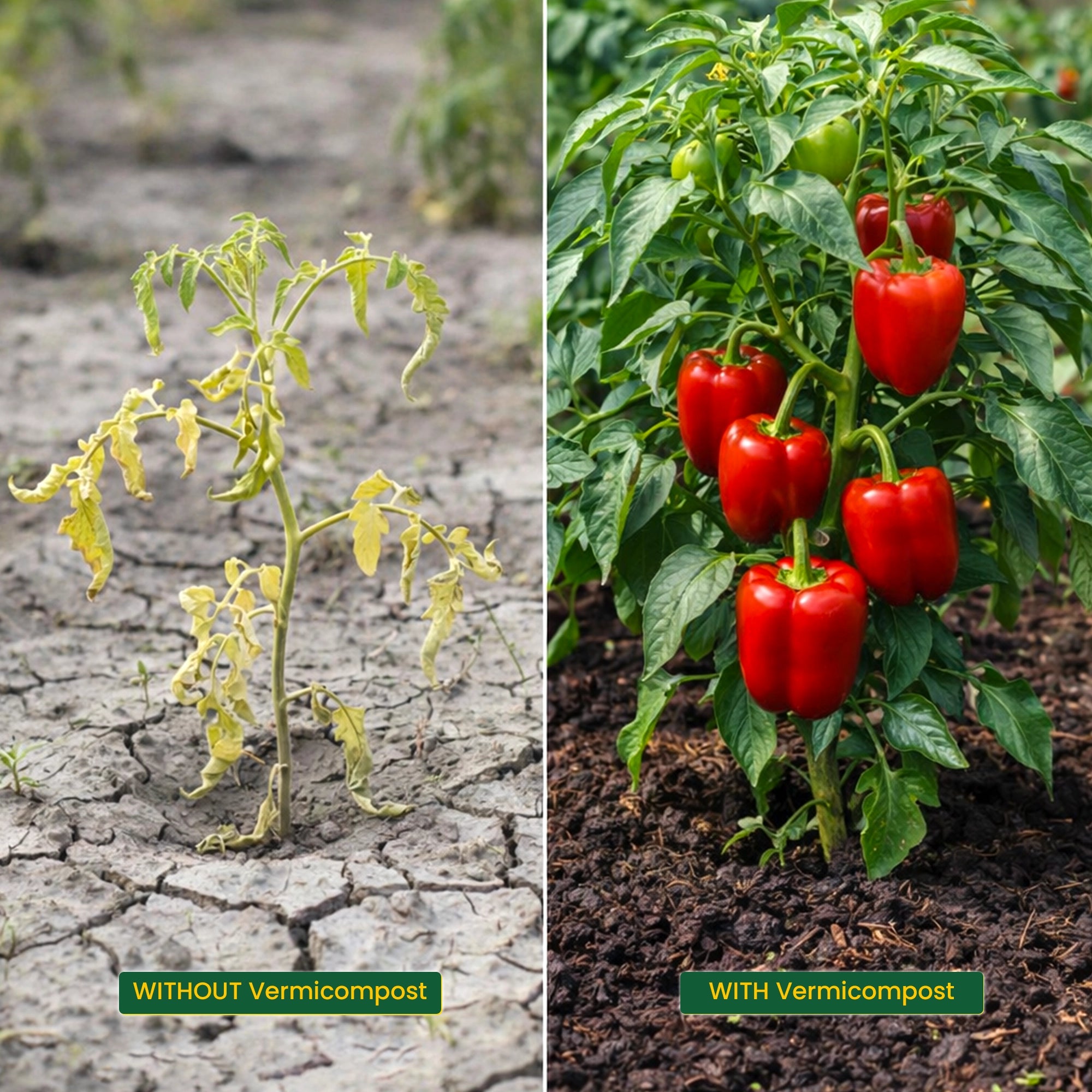 Vermicompost Organic Fertilizer for plants 