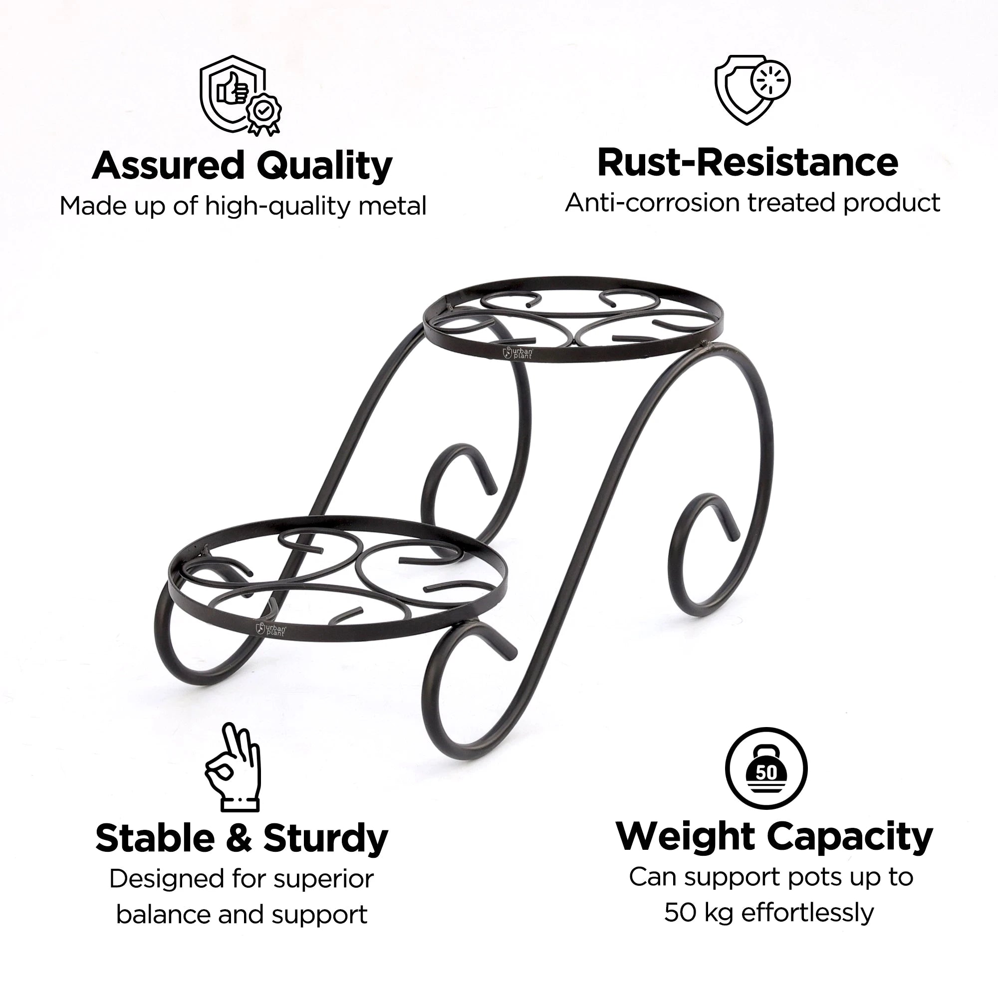 Urban Plant Twinset Stand for Plants (Pack of 2) Urban Plant 