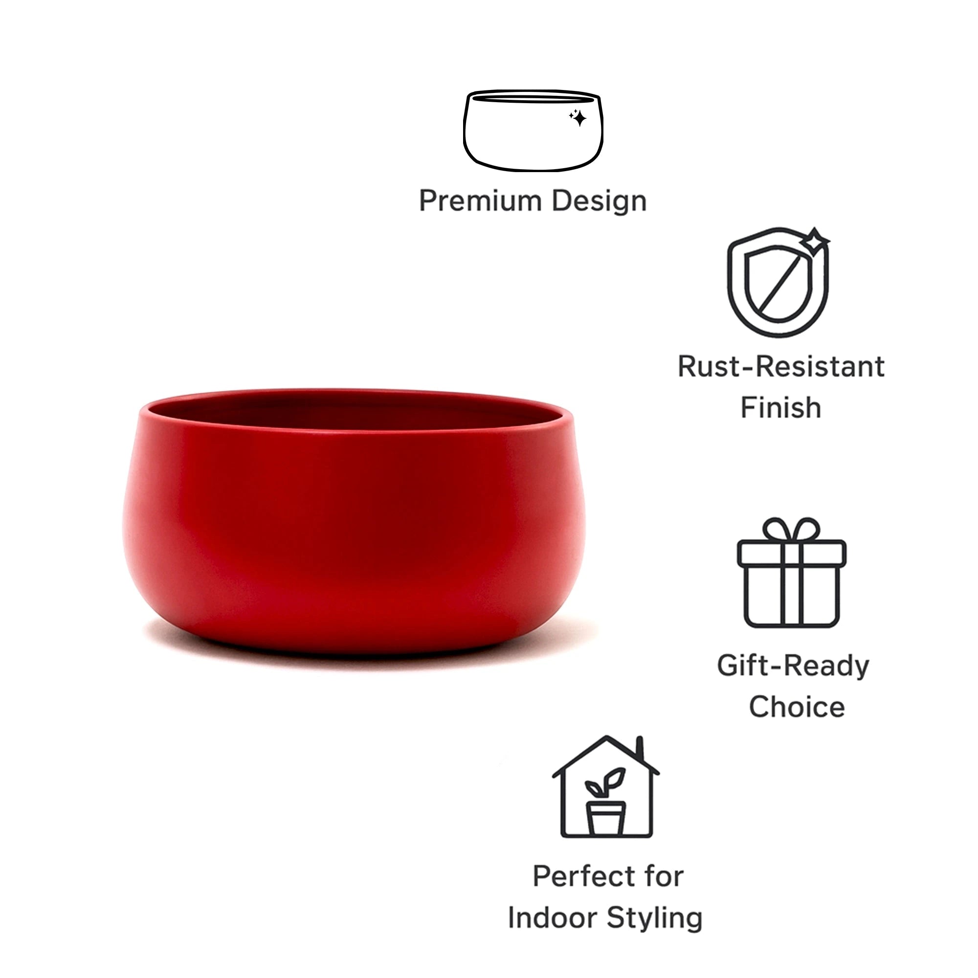 Metalix Metal pot Metal Planter Urban Plant 