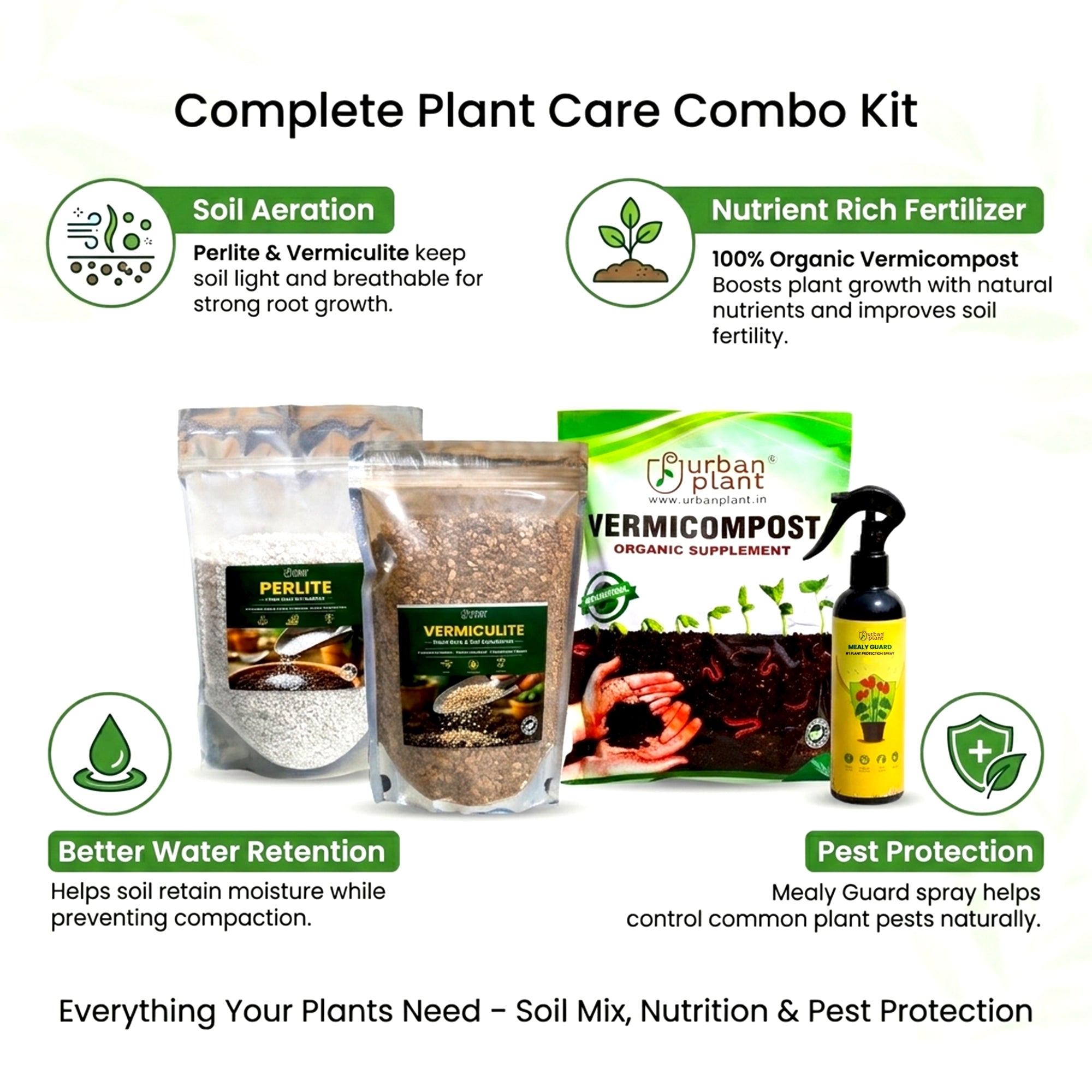 organic plant care combo urban plant