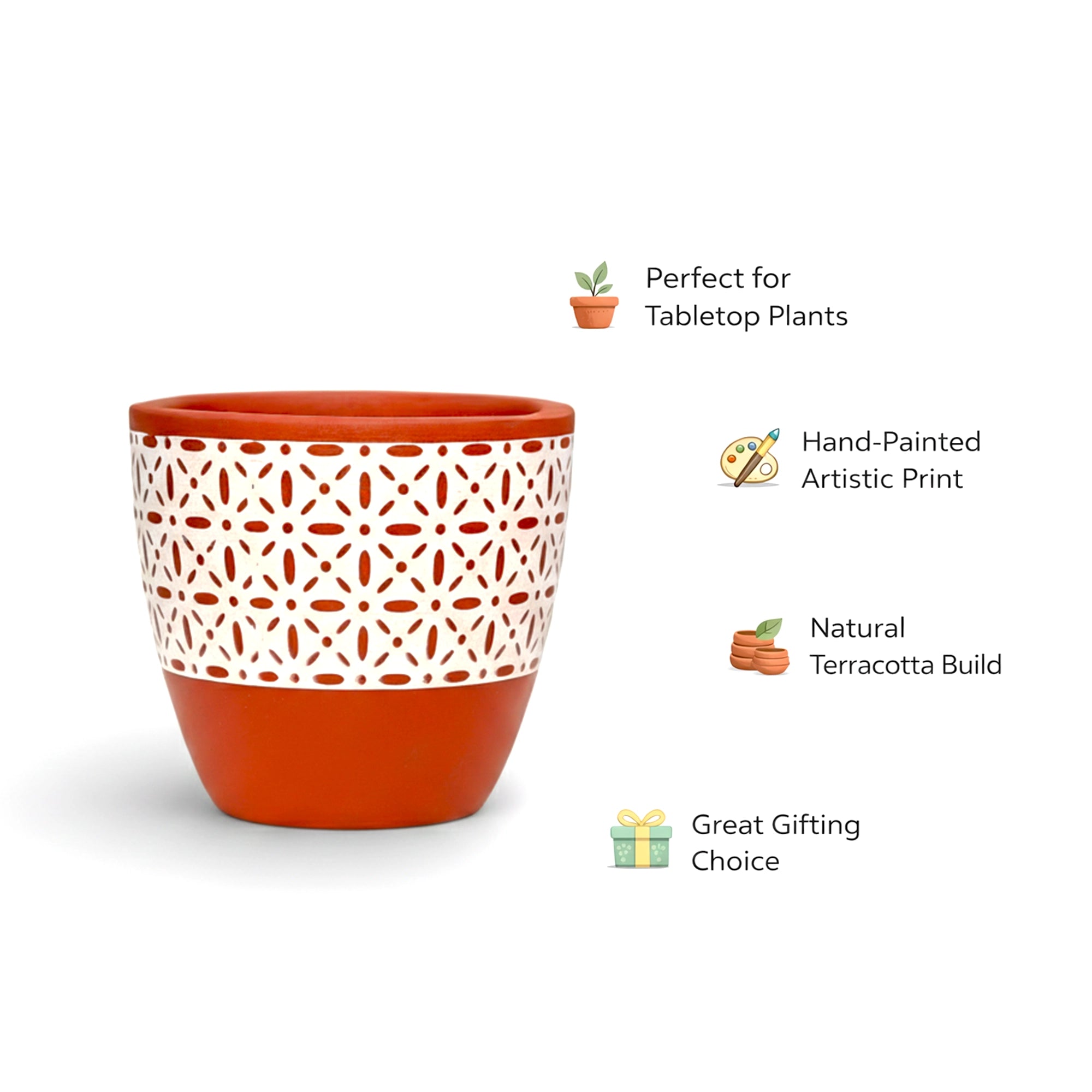 Urban Plant Clay Canvas Terracotta Pot product speciation 