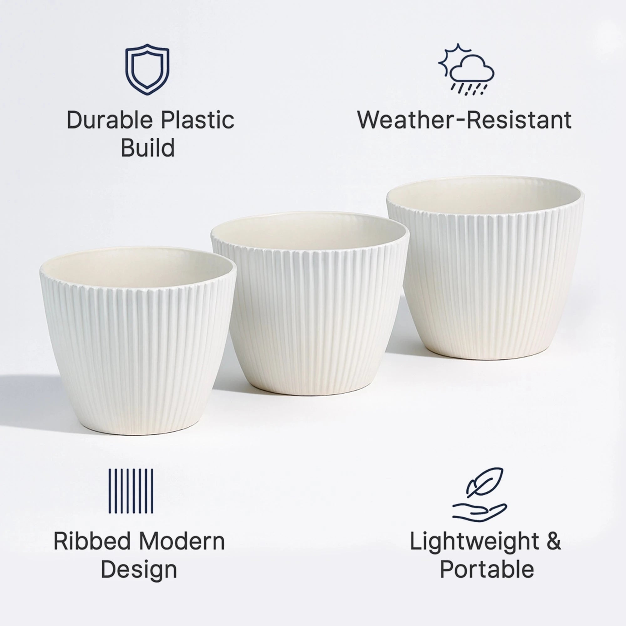 Flexura Plastic Pots Plastic Pot Urban Plant 