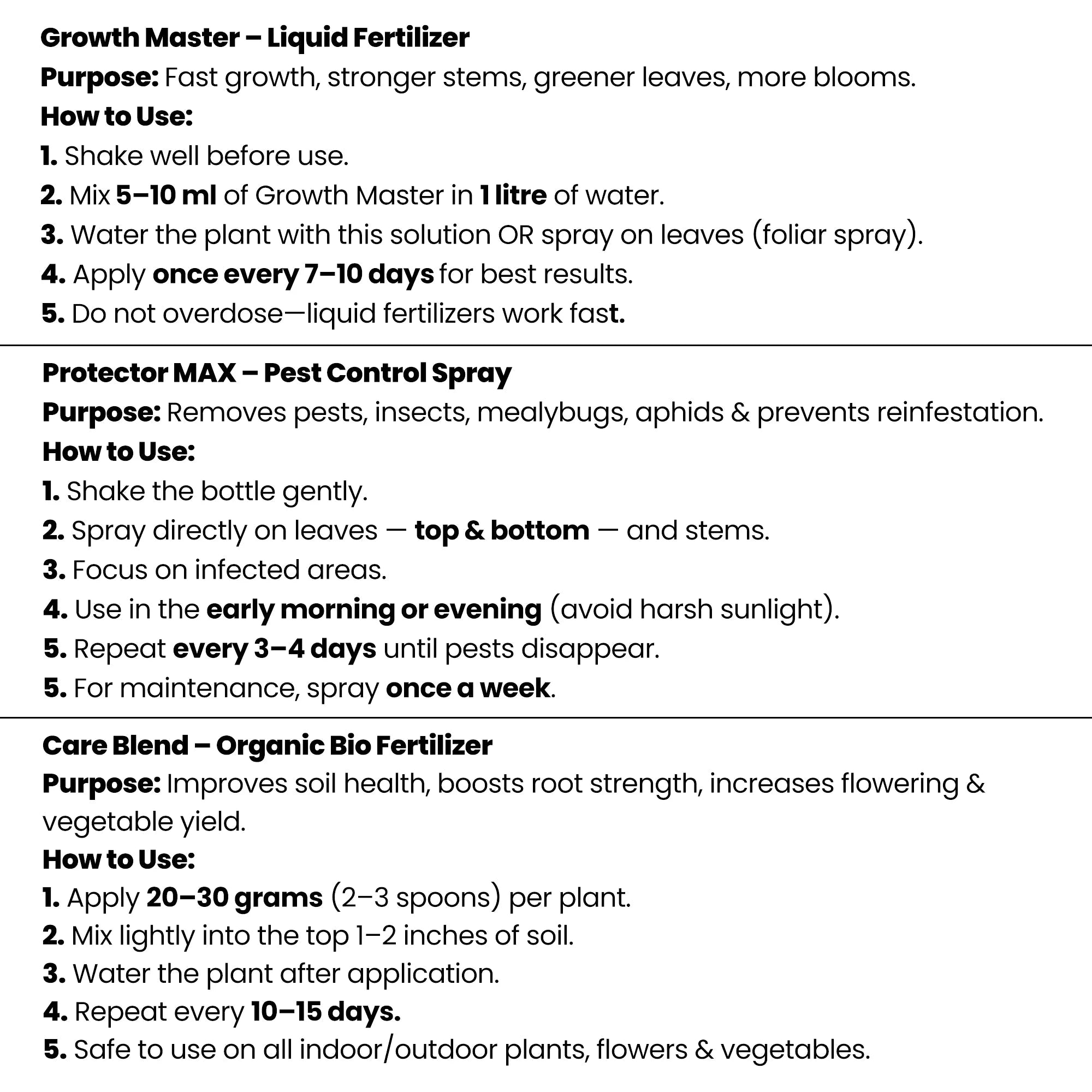 Urban Plant 360° Growth & Protection Kit Plant Care Urban Plant 