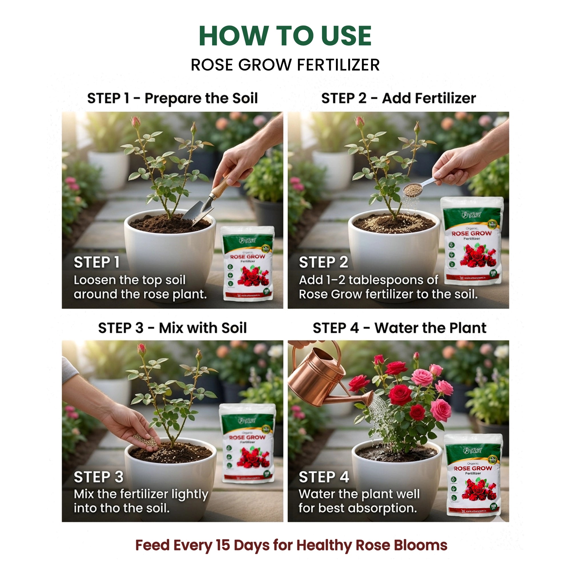 Rose Grow Fertilizer how to use