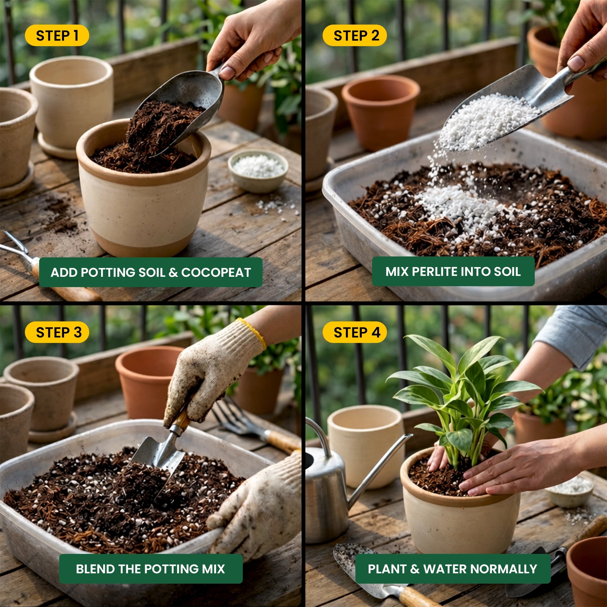 Perlite for Potting Soil Mix Urban Plant 250 Gram how to use
