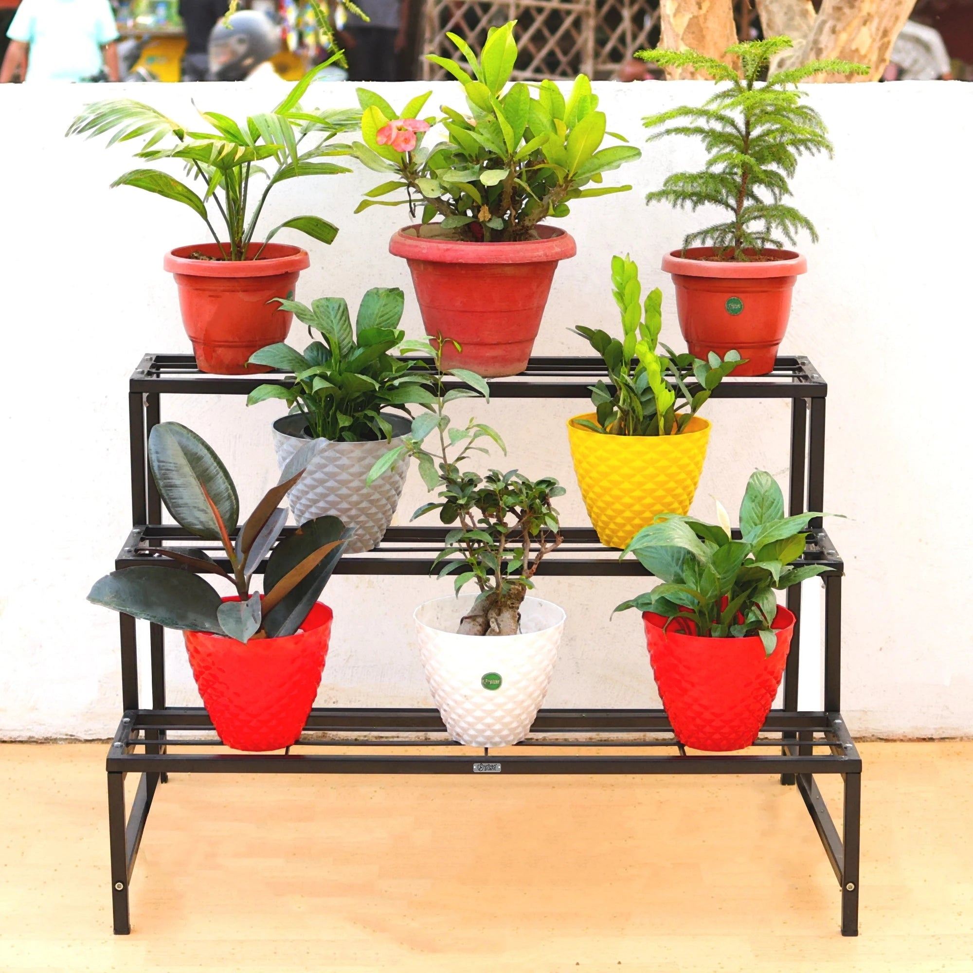 Urban Plant Heavy Duty 3 Step Planter Pot Stand Metal Stand Urban Plant 