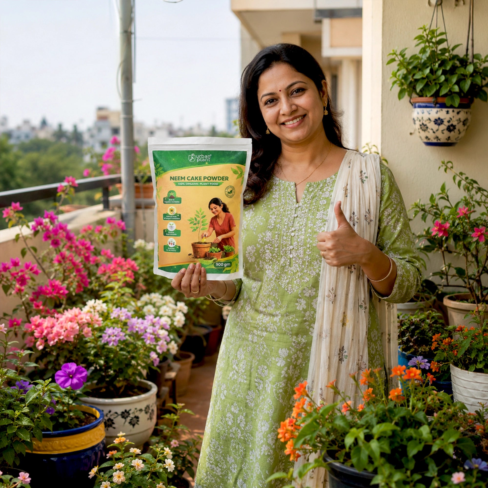 Urban Plant Neem Cake Powder 900 gm