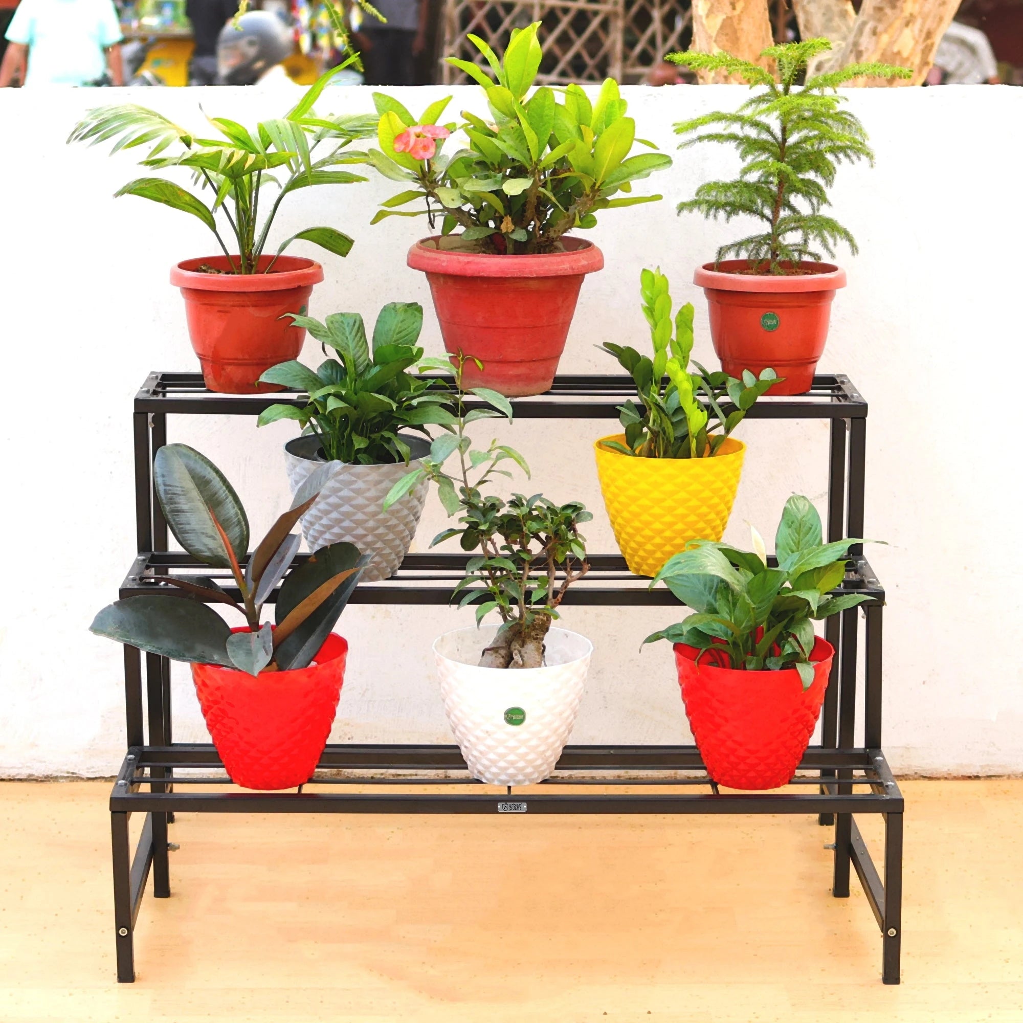 Urban Plant Heavy Duty 3 Step Planter Pot Stand Metal Stand Urban Plant 