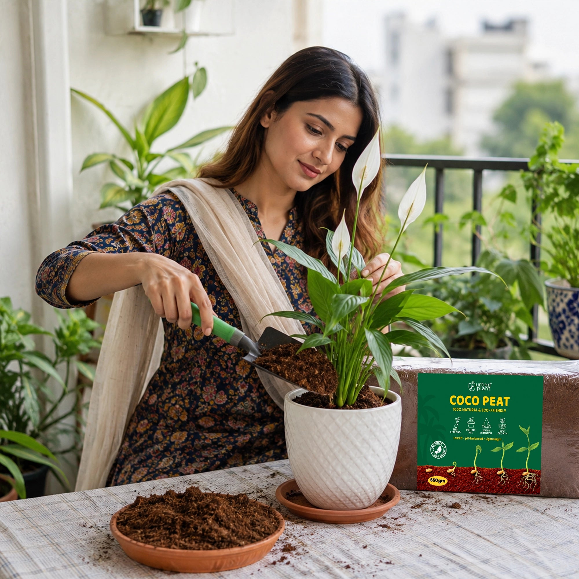 Urban Plant Cocopeat Brick 650 Gram