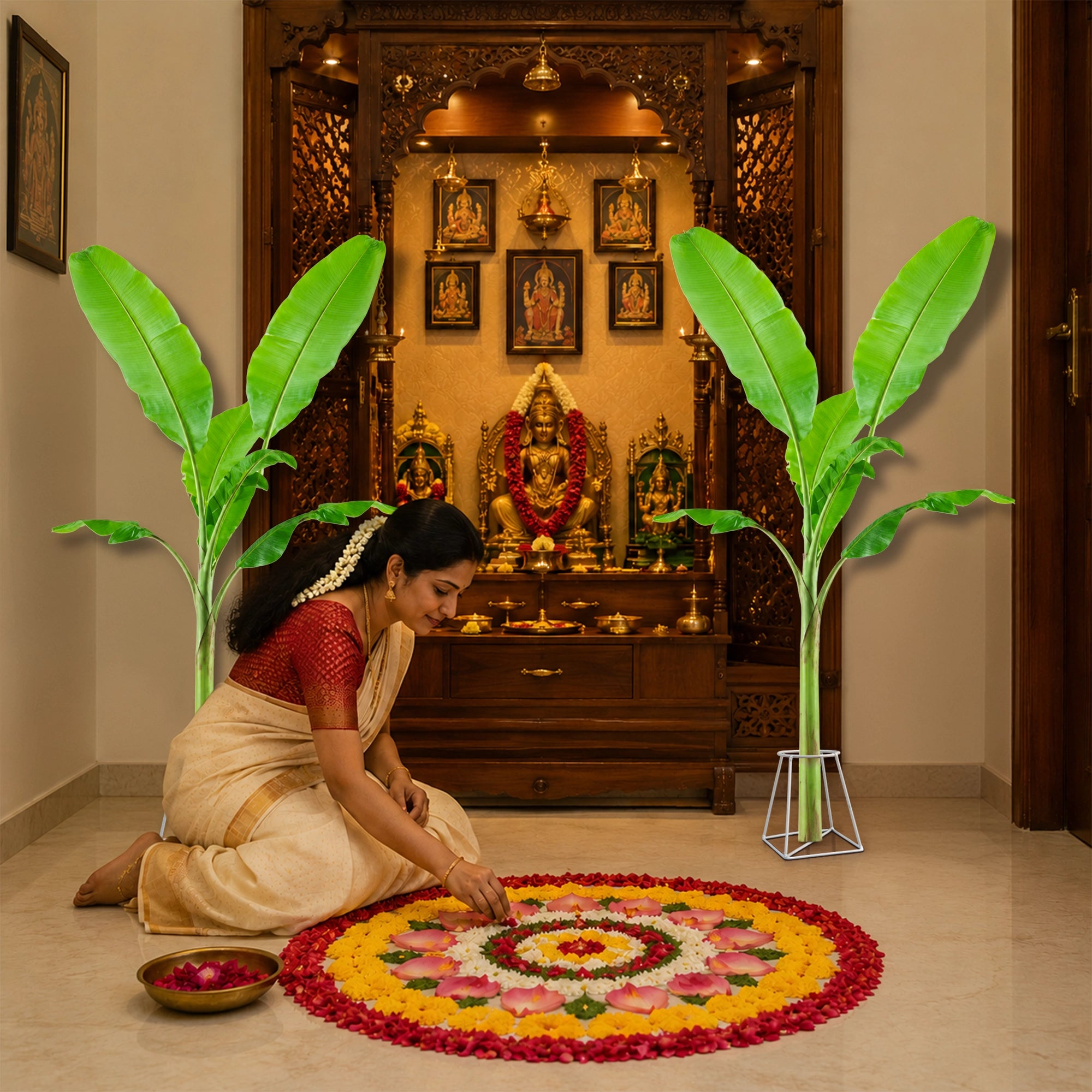 Urban Plant Banana Stand/Holder for Pooja