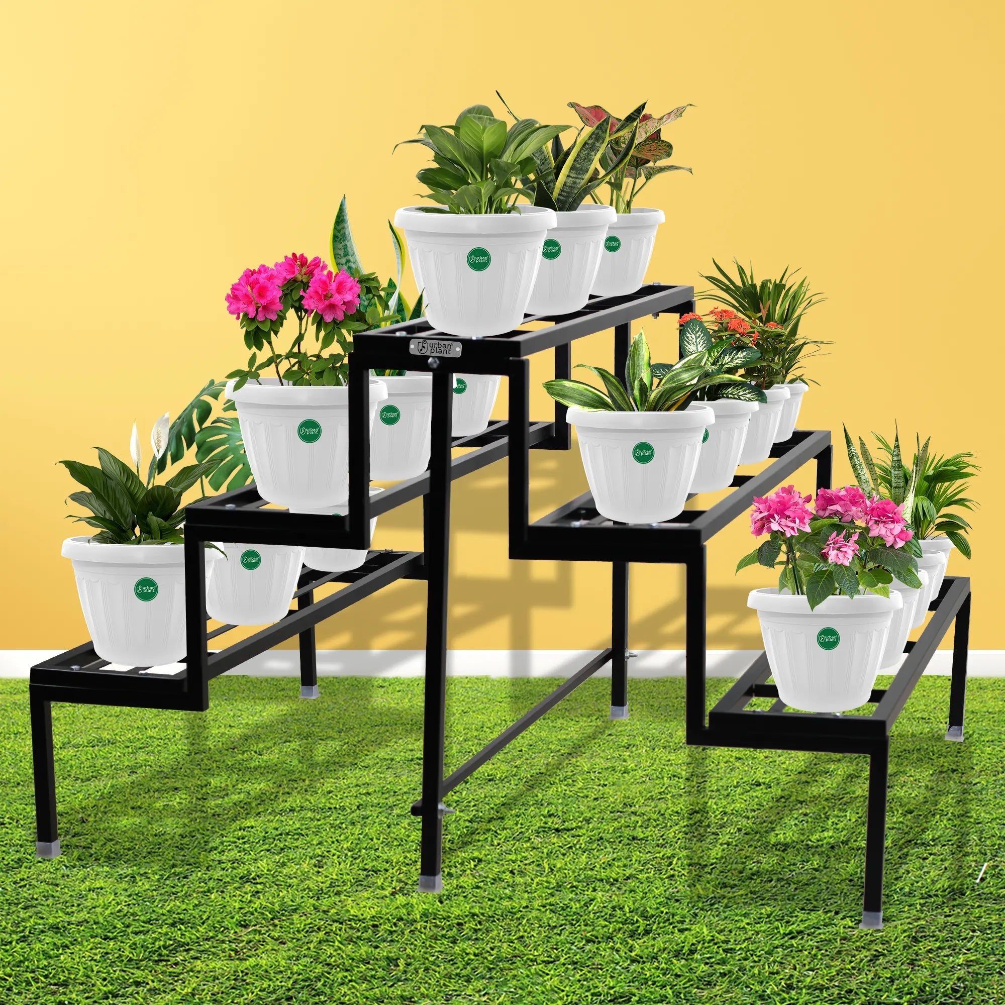 Heavy Duty 5-Step Planter Pot Stand- Best Outdoor & Indoor Garden Stan