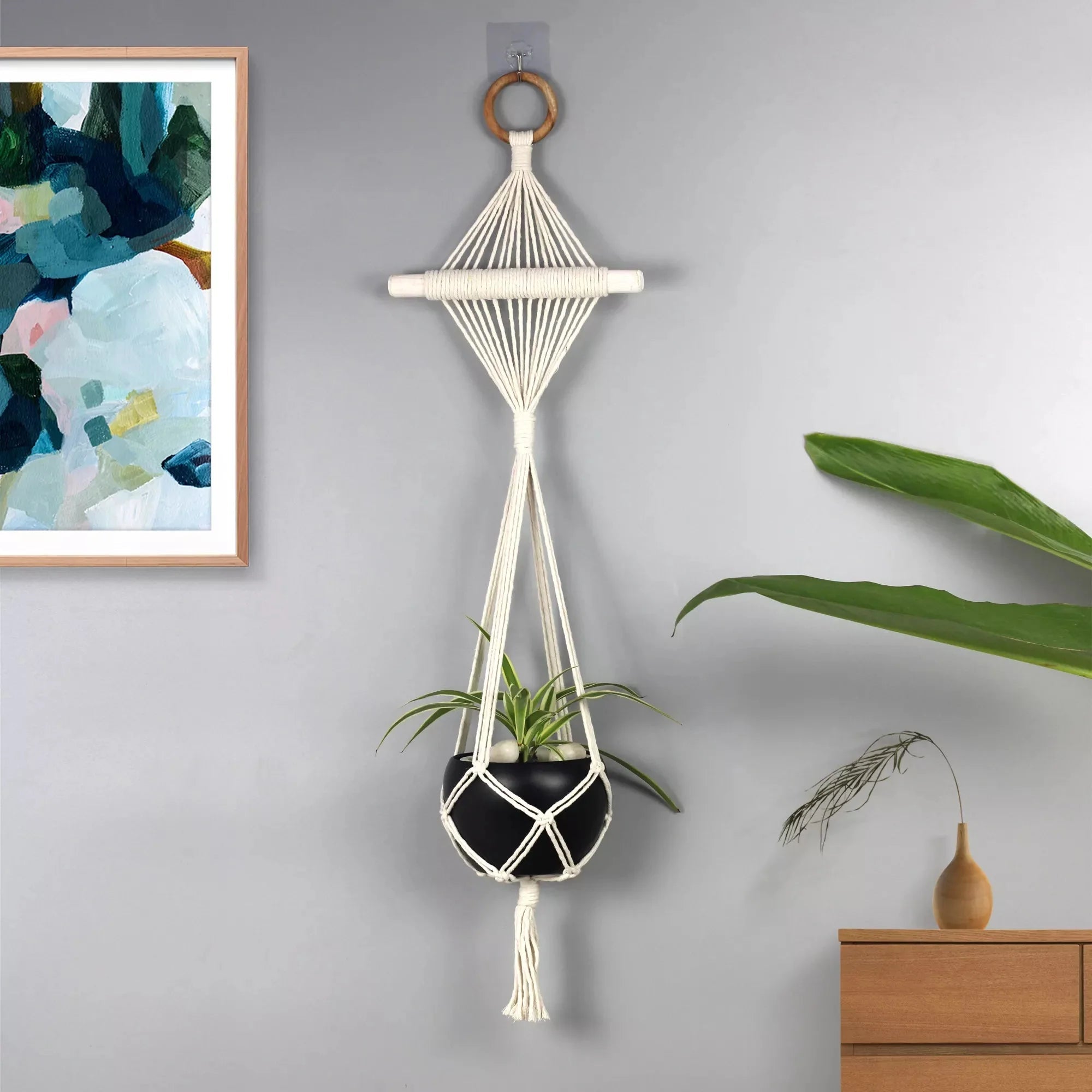 Twisted Tassel Macrame Plant Hanger Hanging Planter Urban Plant 