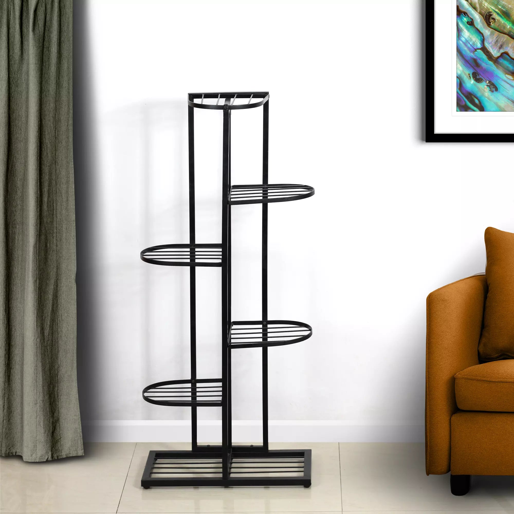 7 Tier Metal Pot Stand - Metal Stand Urban Plant 