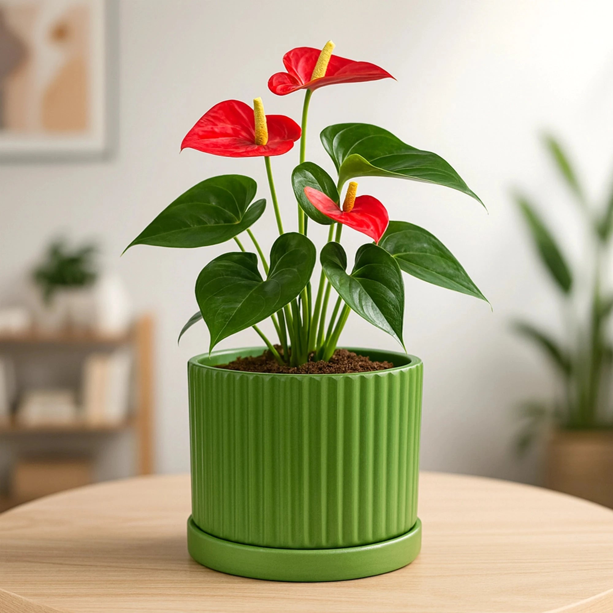 Fresh Breath Terracotta Pot with Saucer Urban Plant Vertical 