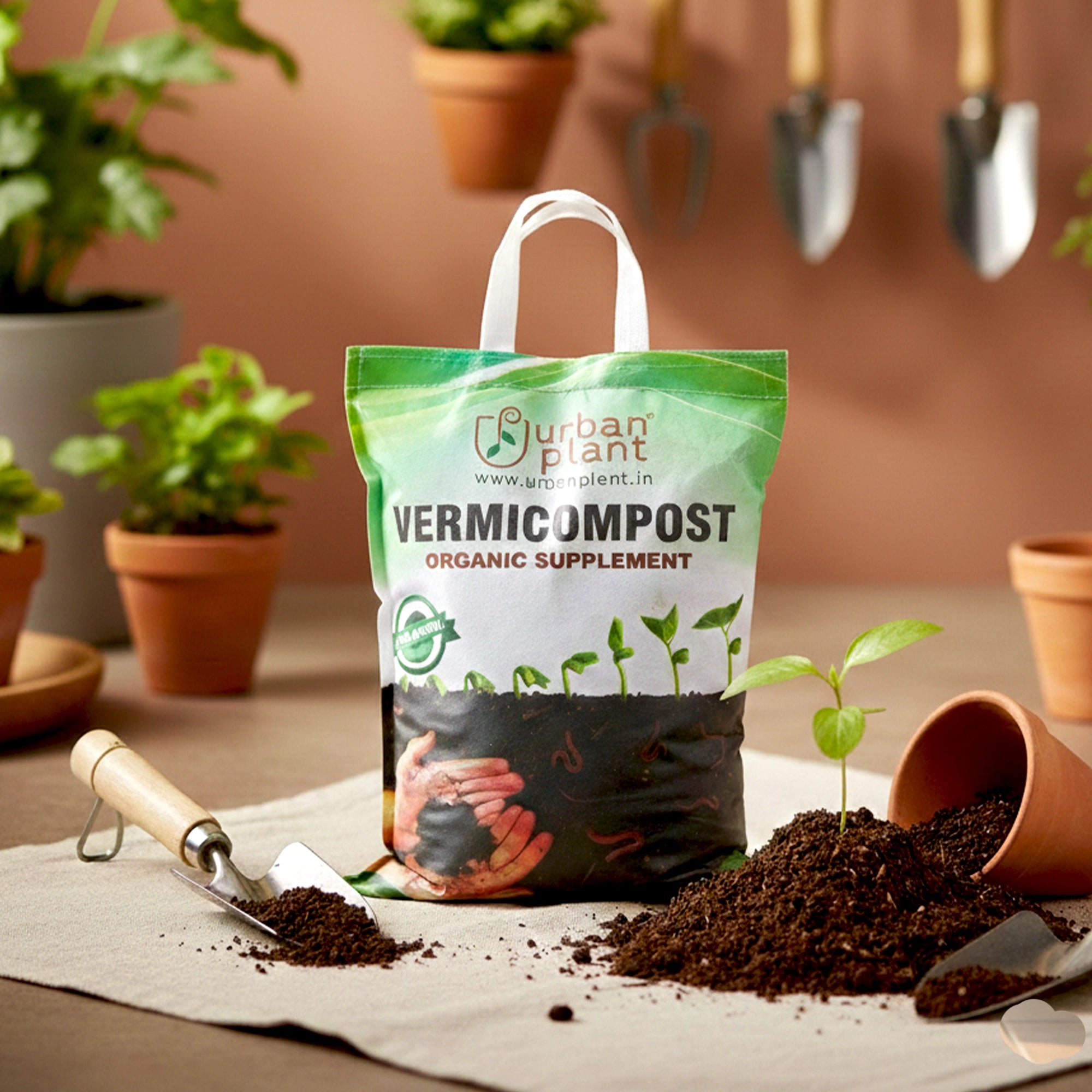 Vermicompost Organic Fertilizer for your garden all types of plants
