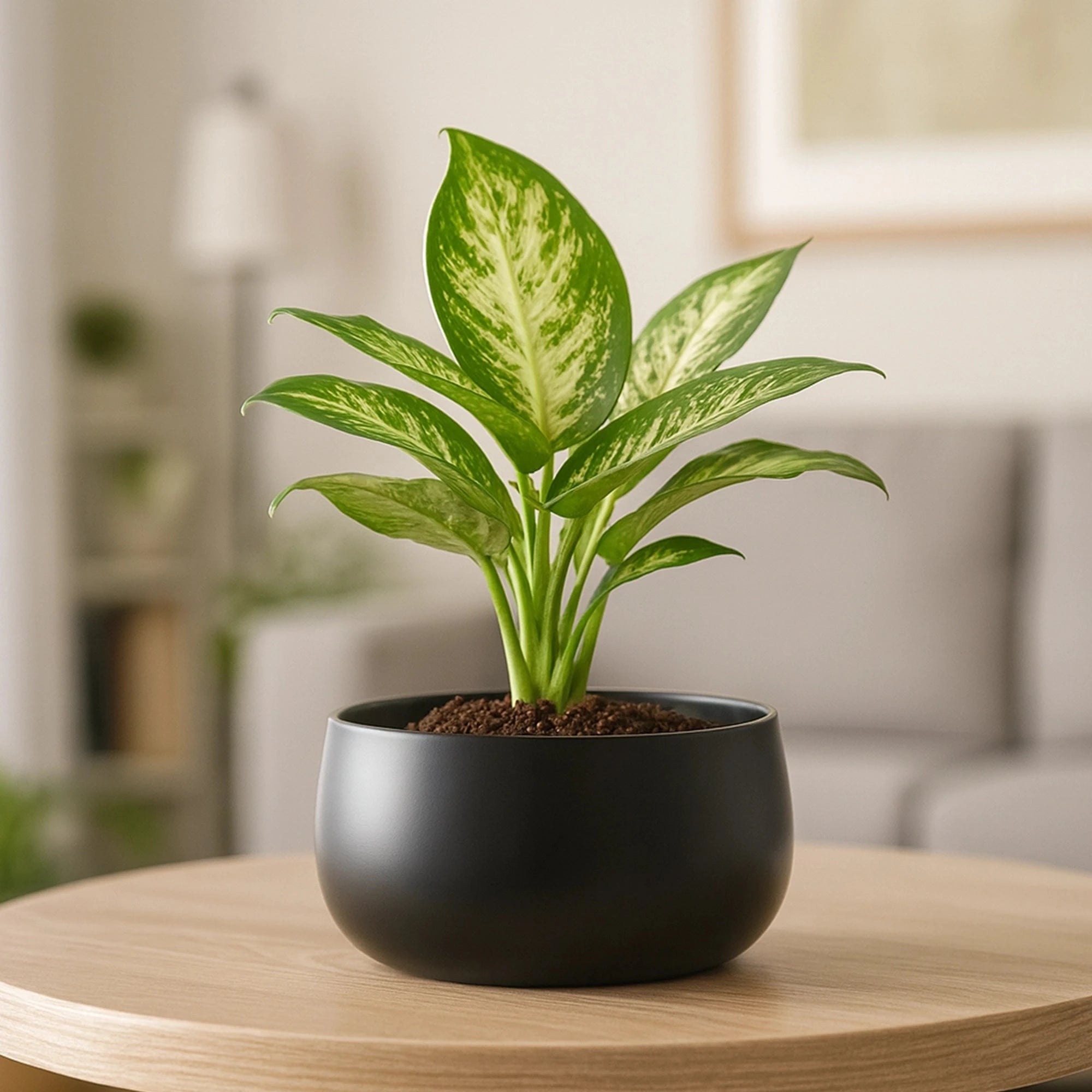 Metalix Metal pot Metal Planter Urban Plant Black 