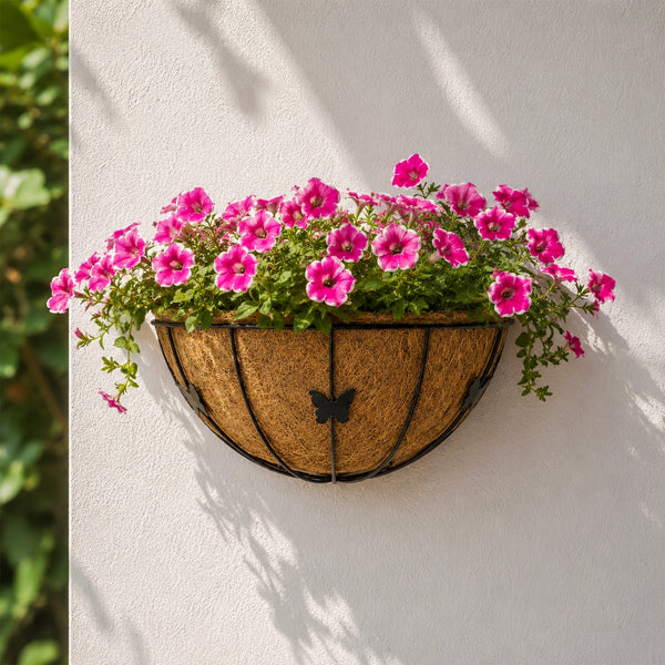 Half Moon Coir Wall Planter