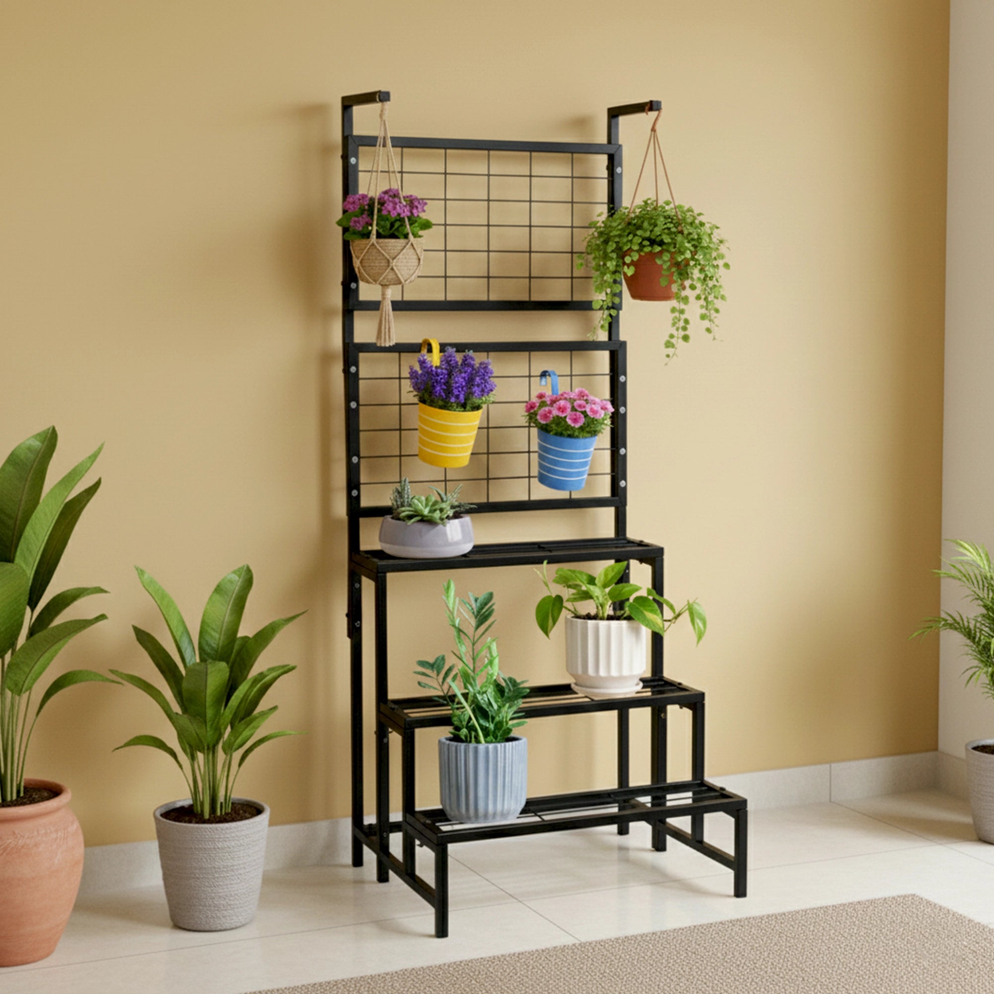 Urban Plant ATLAS stand black color