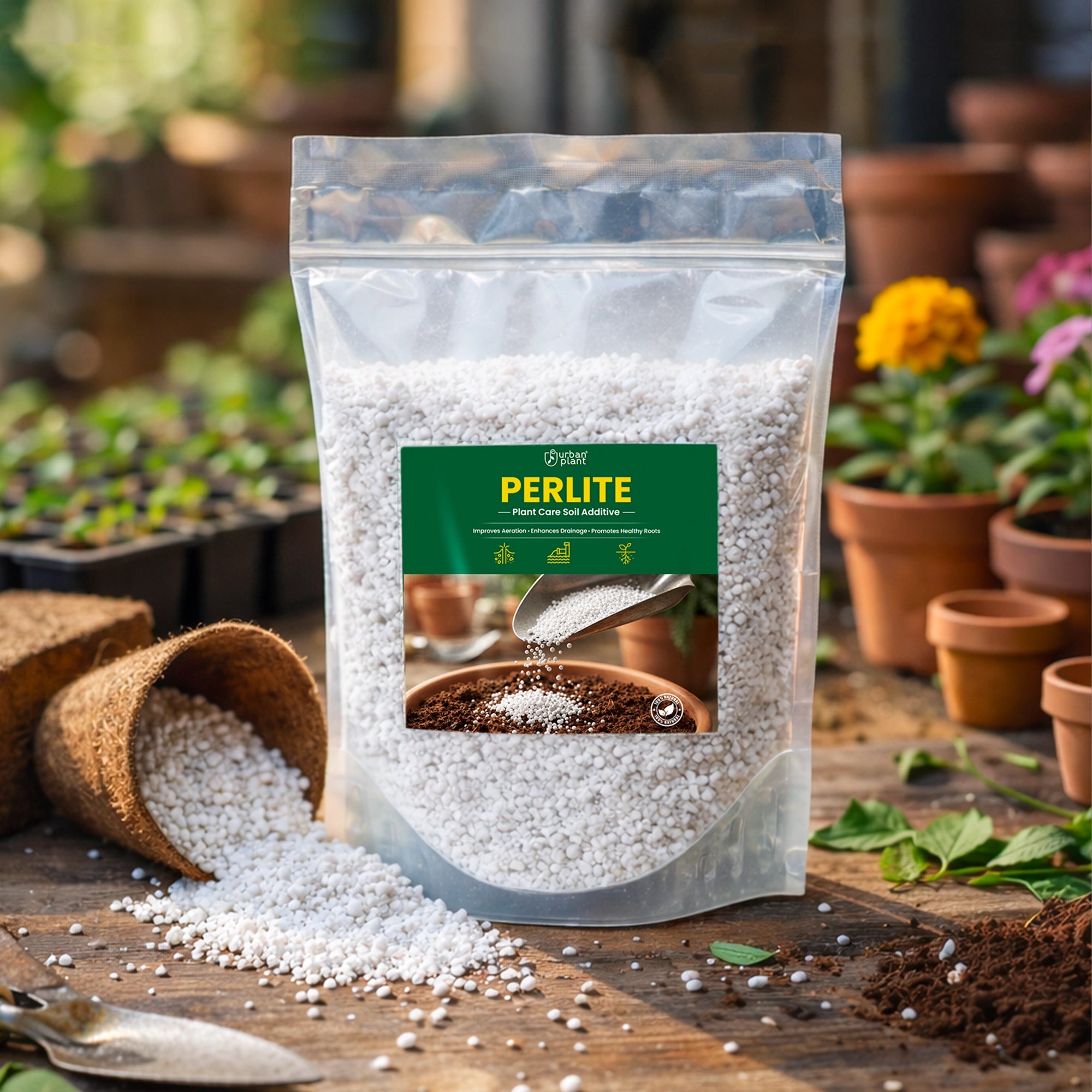Pearlight Buy Perlite for Plants to Make Potting Soil Mix for Home Garden- Urban ...