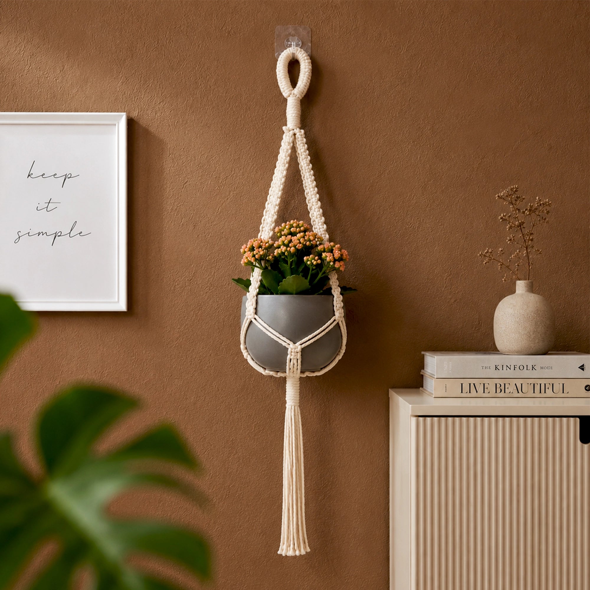 Urban Plant Modern Chic Macrame Plant Hanger