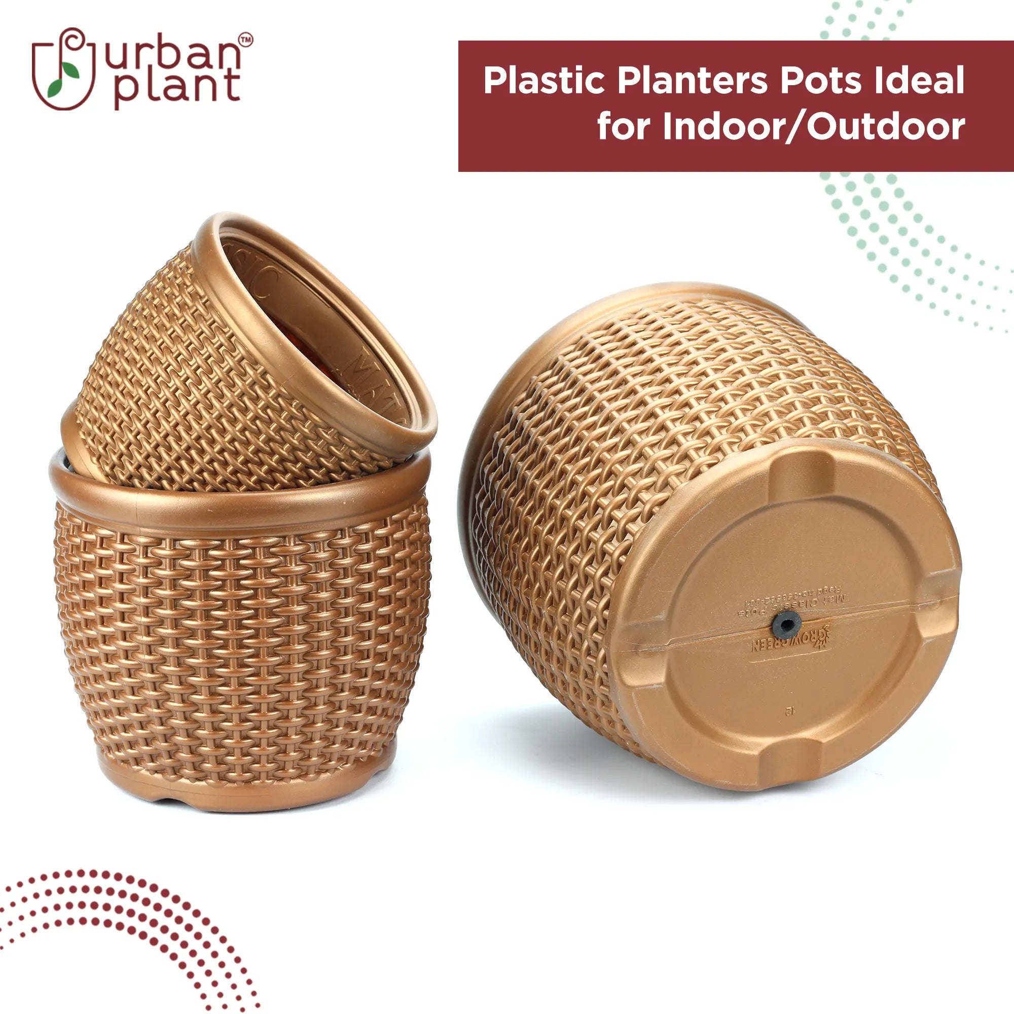 Urban Plant Mat Classy Planters (Set of 3) Urban Plant 