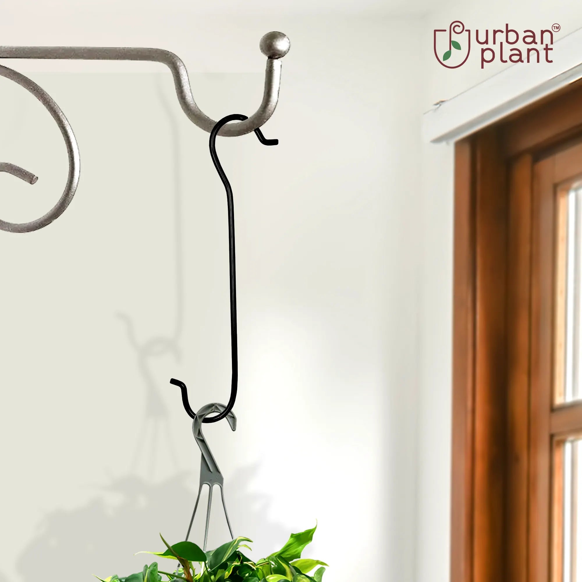 Metal Pot Extension Hooks Haning of Pot Urban Plant 